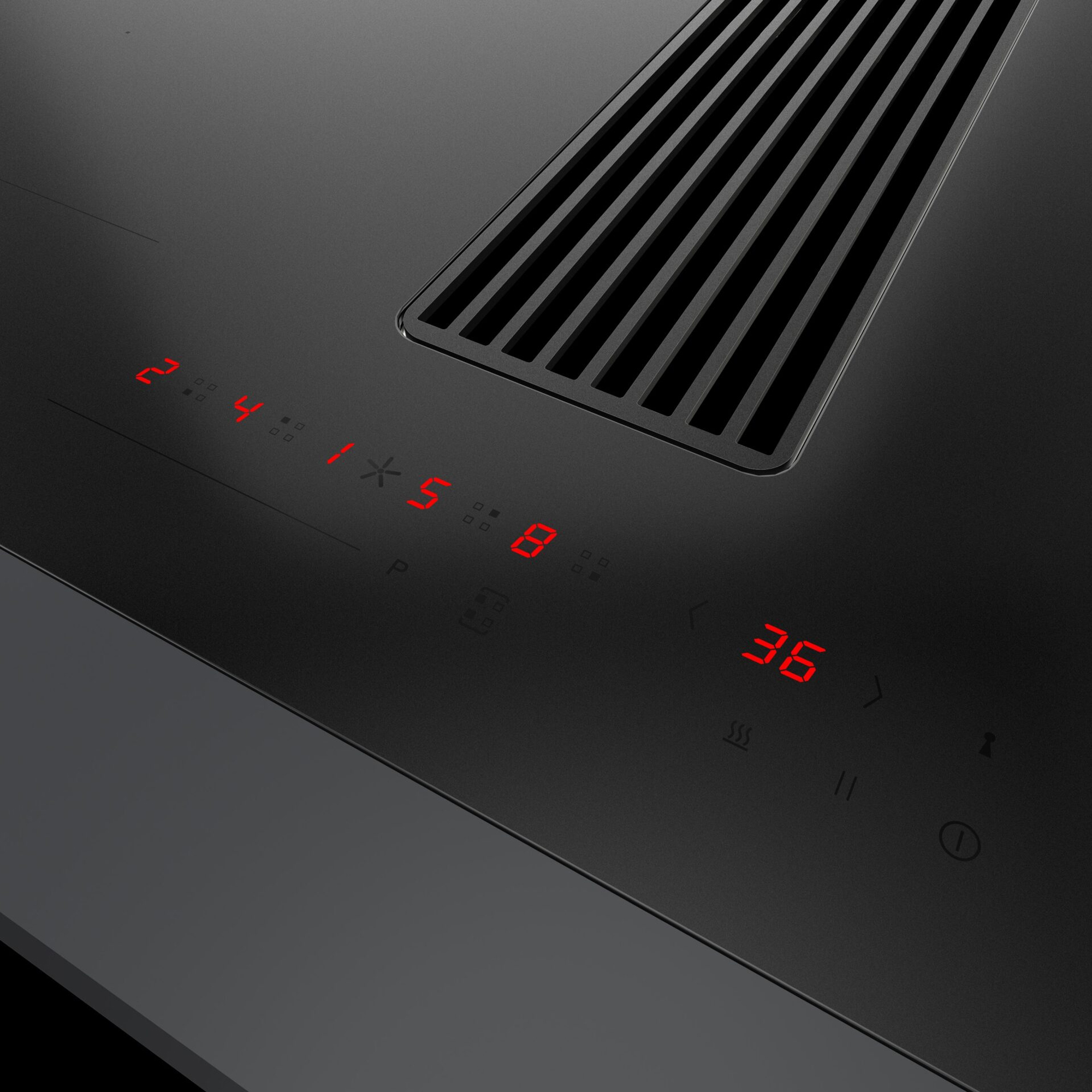 Miro ONYX 80cm Air Venting Induction Hob 277350 - Matt Miro ONYX 80cm Air Venting Induction Hob 277350 - Matt