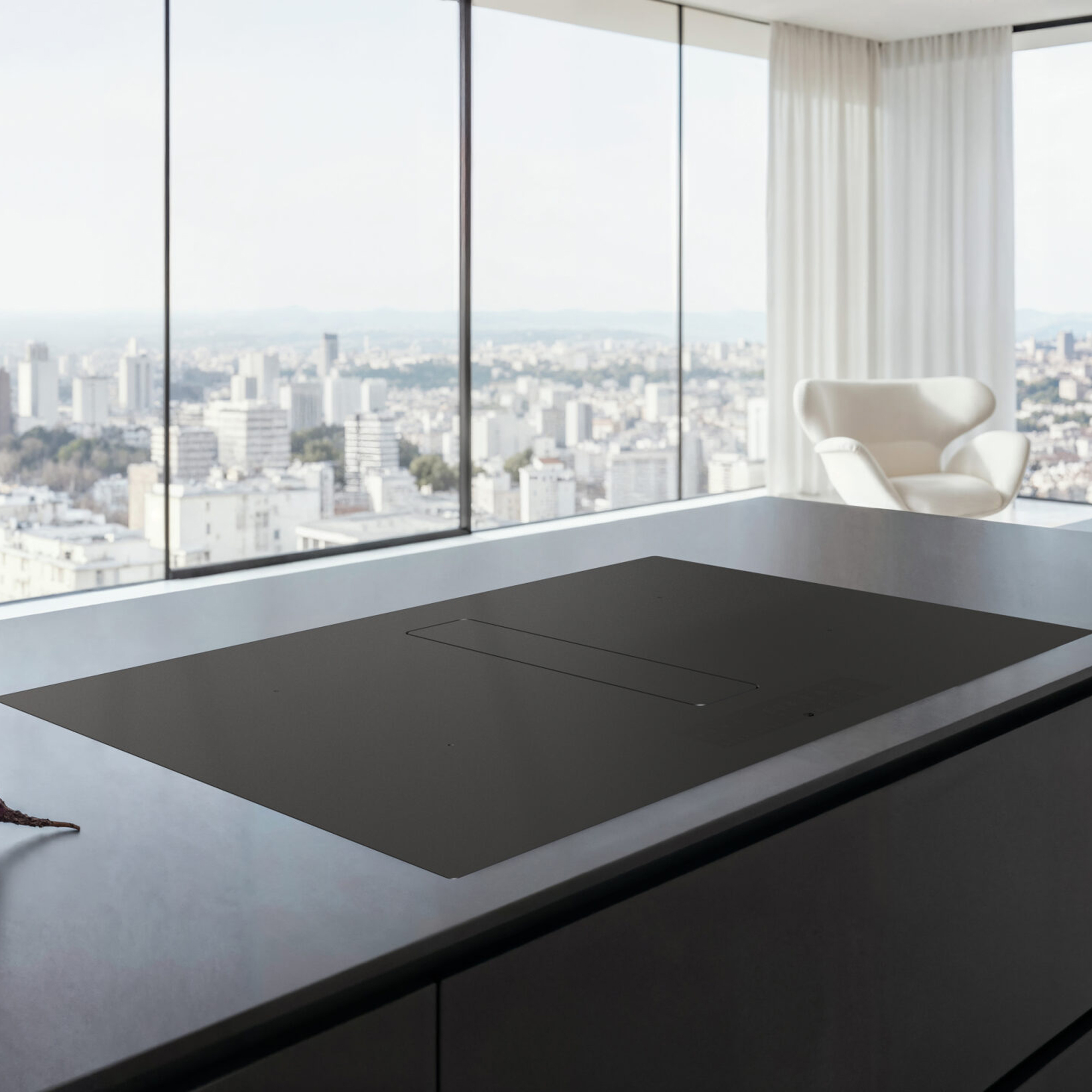 Miro Spectre 80cm Air Venting Induction Hob 401240 - Matt Black Miro Spectre 80cm Air Venting Induction Hob 401240 - Matt Black