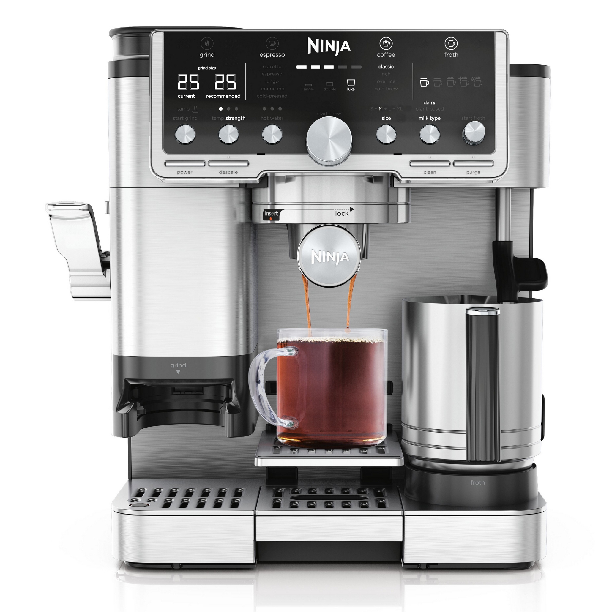 Ninja Luxe Café Pro Series Coffee Machine Machine ES701UK - Stainless Steel