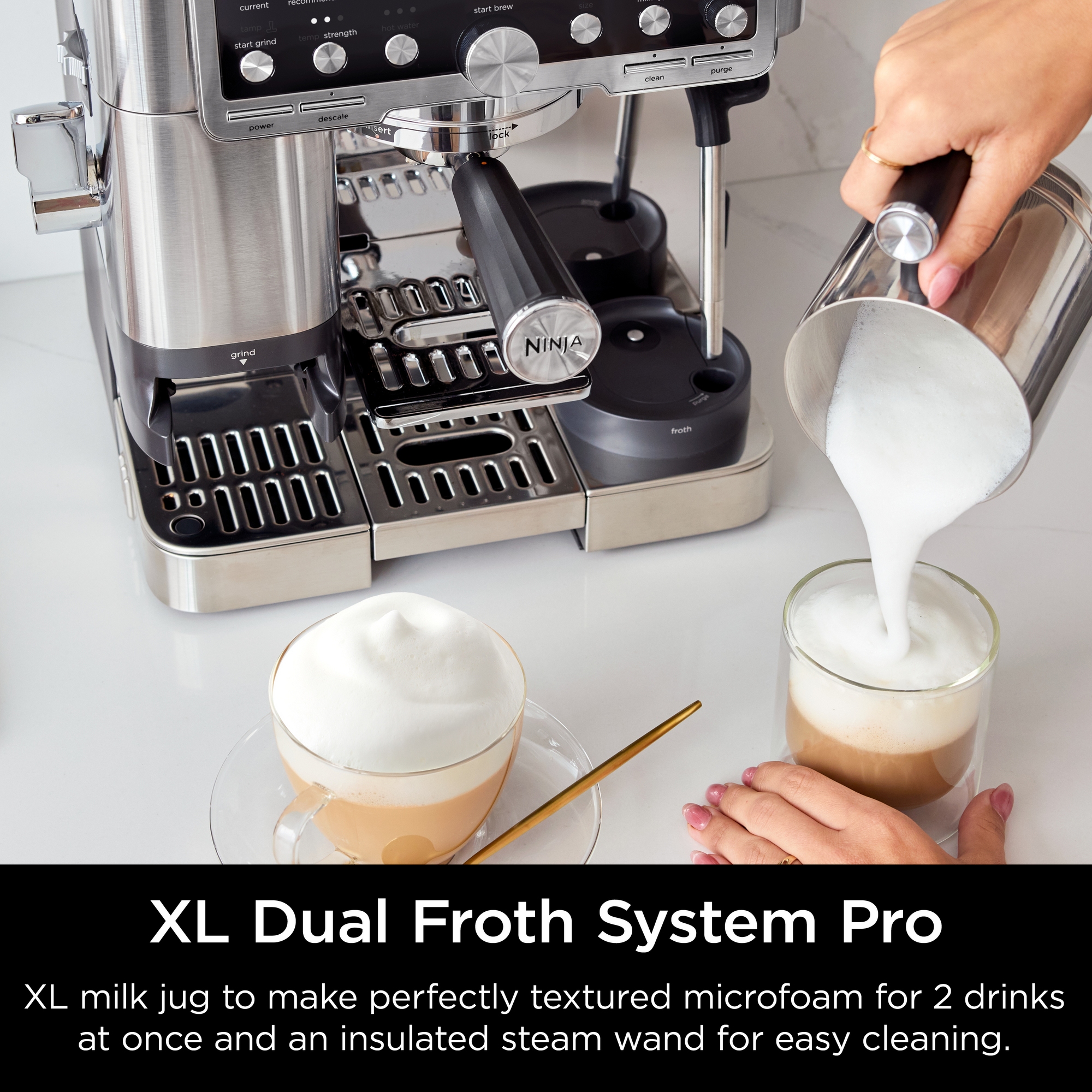 Ninja Luxe Café Pro Series Coffee Machine Machine ES701UK - Stainless Steel Ninja Luxe Café Pro Series Coffee Machine Machine ES701UK - Stainless Steel