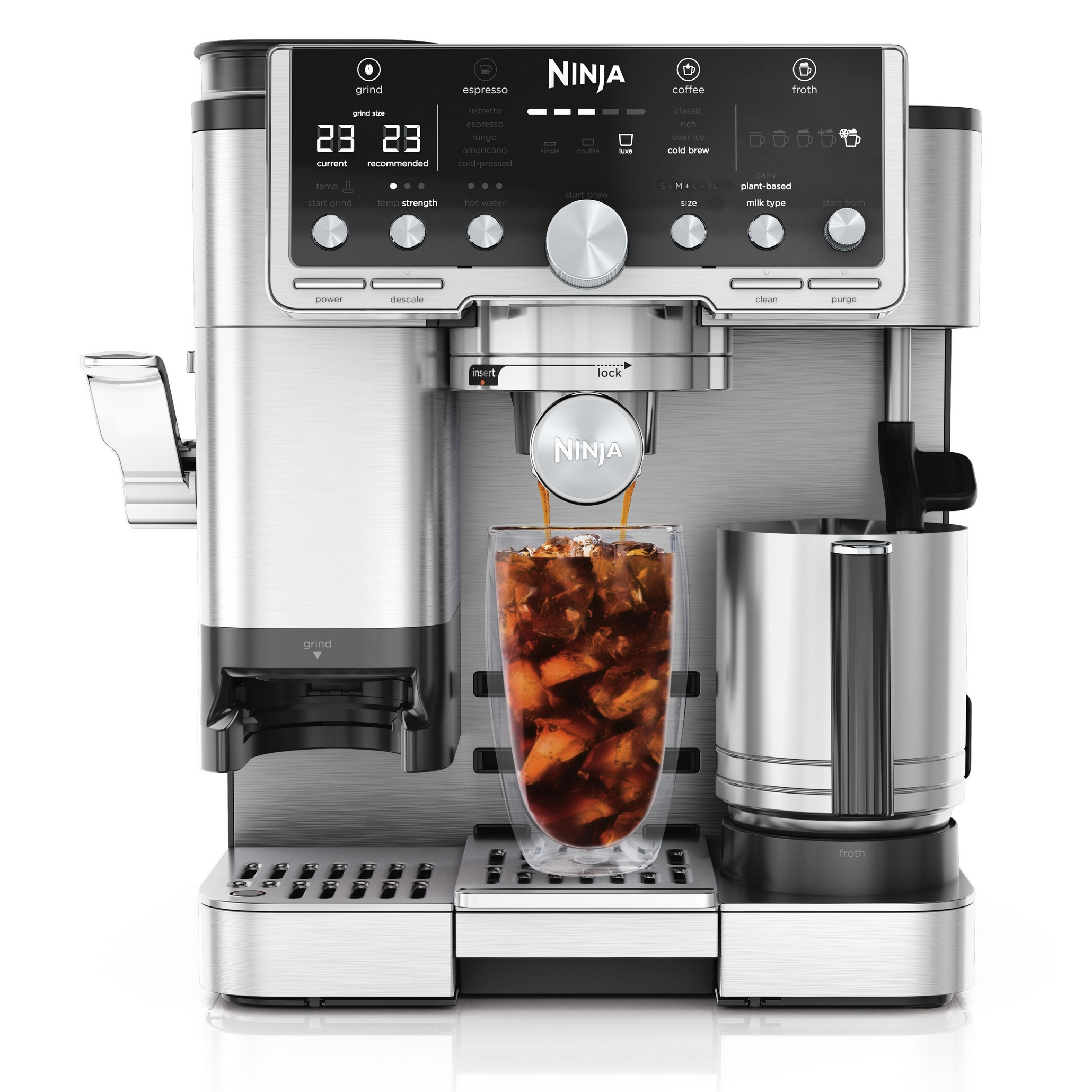 Ninja Luxe Café Pro Series Coffee Machine Machine ES701UK - Stainless Steel Ninja Luxe Café Pro Series Coffee Machine Machine ES701UK - Stainless Steel