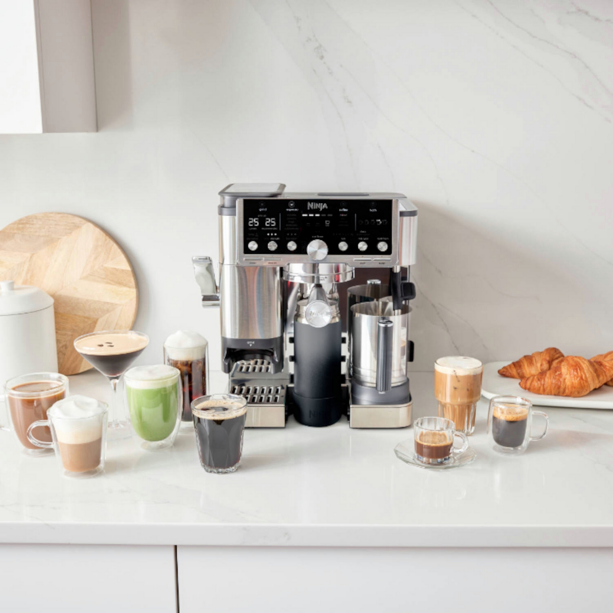 Ninja Luxe Café Pro Series Coffee Machine Machine ES701UK - Stainless Steel Ninja Luxe Café Pro Series Coffee Machine Machine ES701UK - Stainless Steel