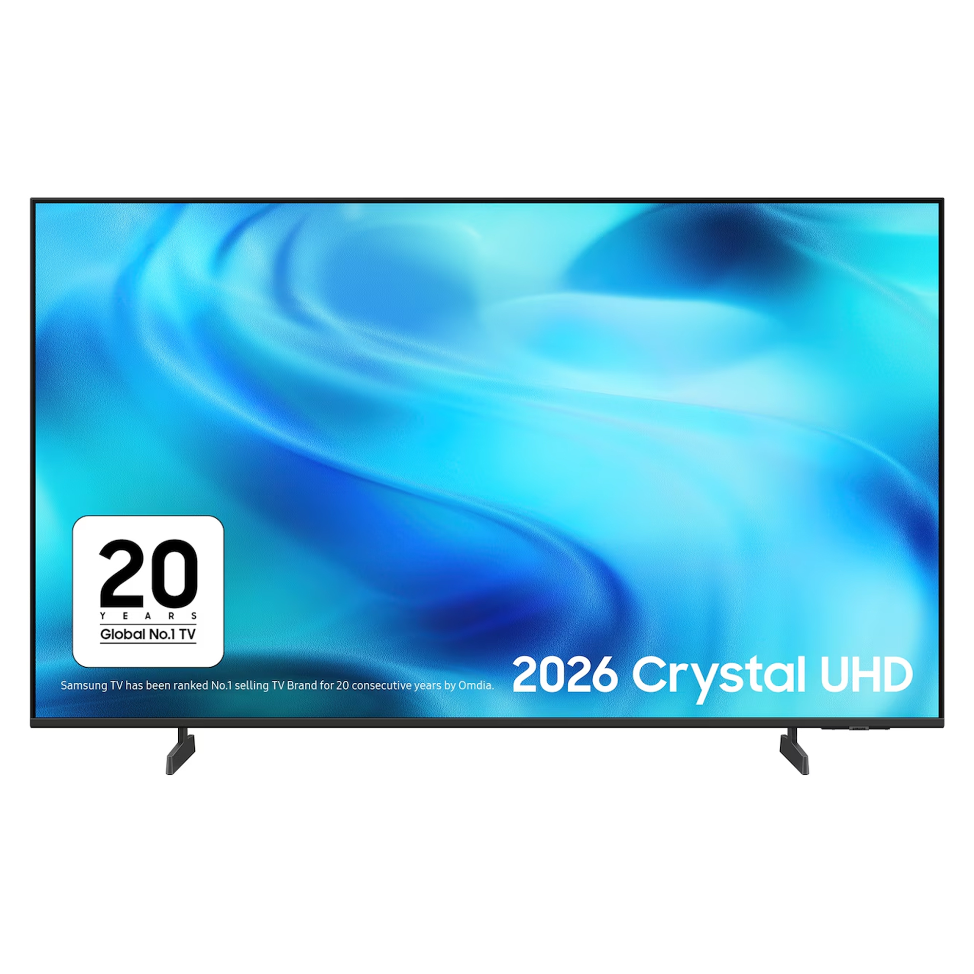 Samsung 2026 43" Crystal UHD U8020H 4K Vision AI Smart TV UE43U8020HKXXU - Black