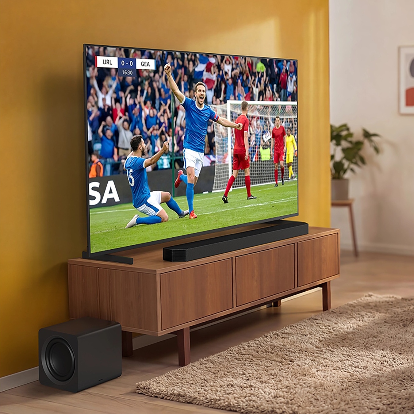 Samsung Q-Symphony 5.1.2ch Wi-Fi Soundbar HW-Q800H/XU - Black Samsung Q-Symphony 5.1.2ch Wi-Fi Soundbar HW-Q800H/XU - Black