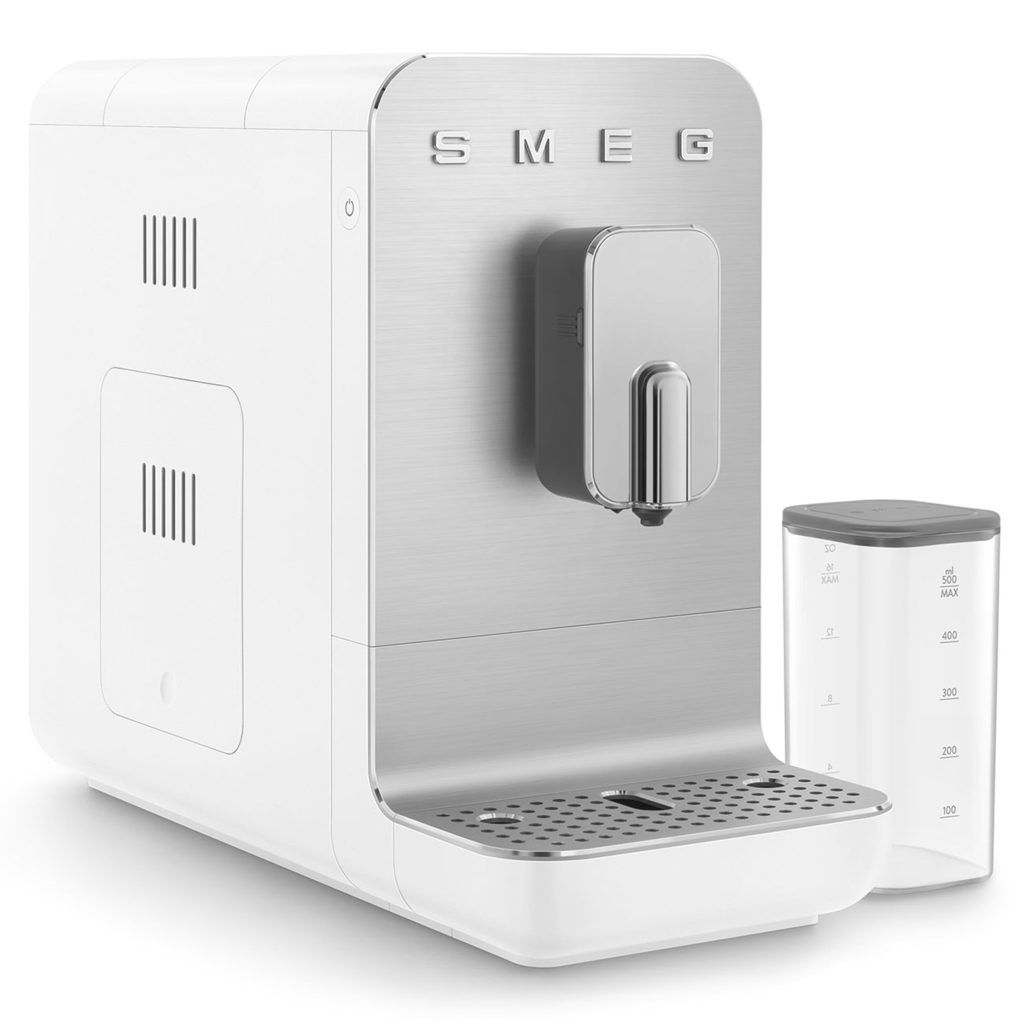 Smeg Bean to Cup Freestanding Coffee Machine BCC13WHMUK - Matte White Smeg Bean to Cup Freestanding Coffee Machine BCC13WHMUK - Matte White