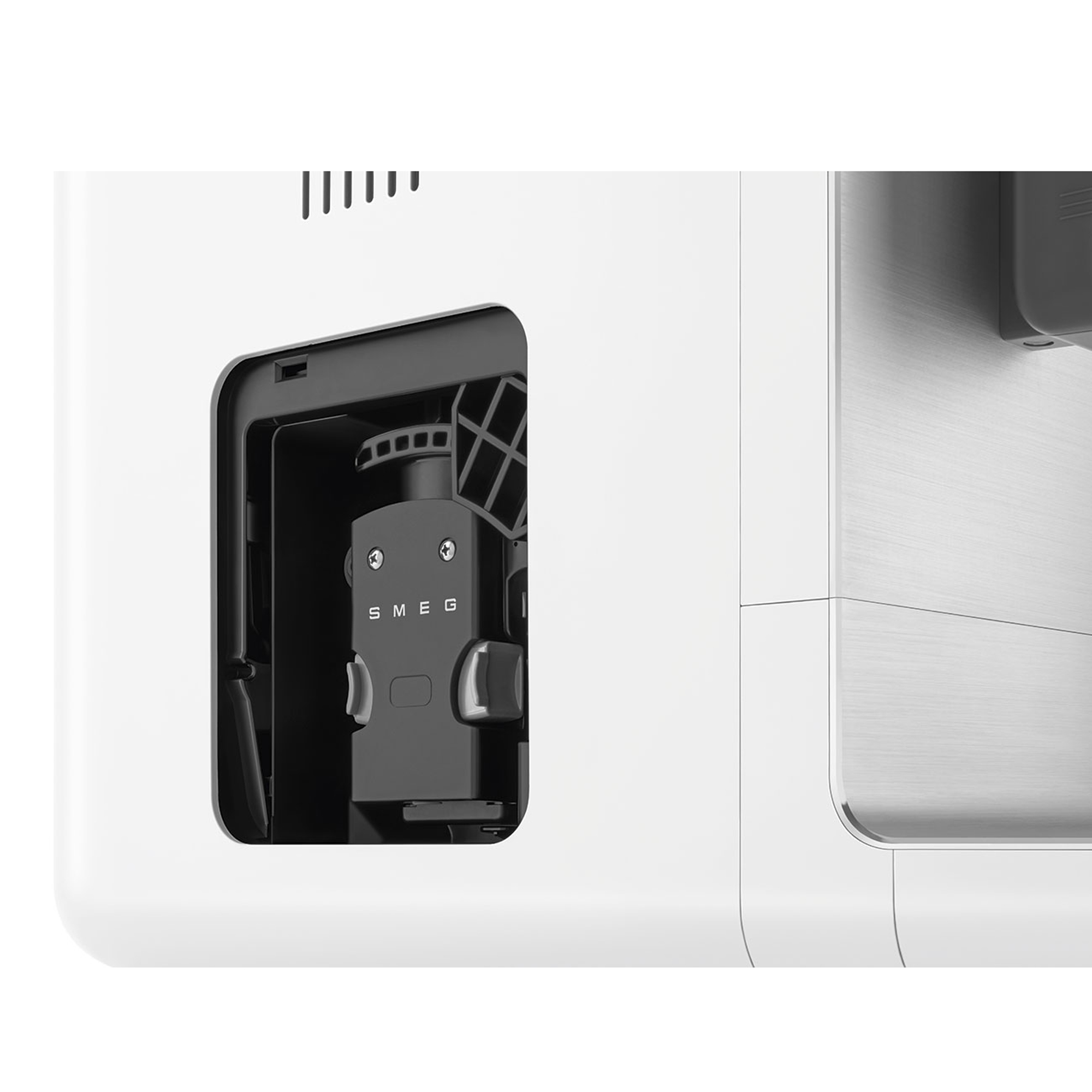 Smeg Bean to Cup Freestanding Coffee Machine BCC13WHMUK - Matte White Smeg Bean to Cup Freestanding Coffee Machine BCC13WHMUK - Matte White
