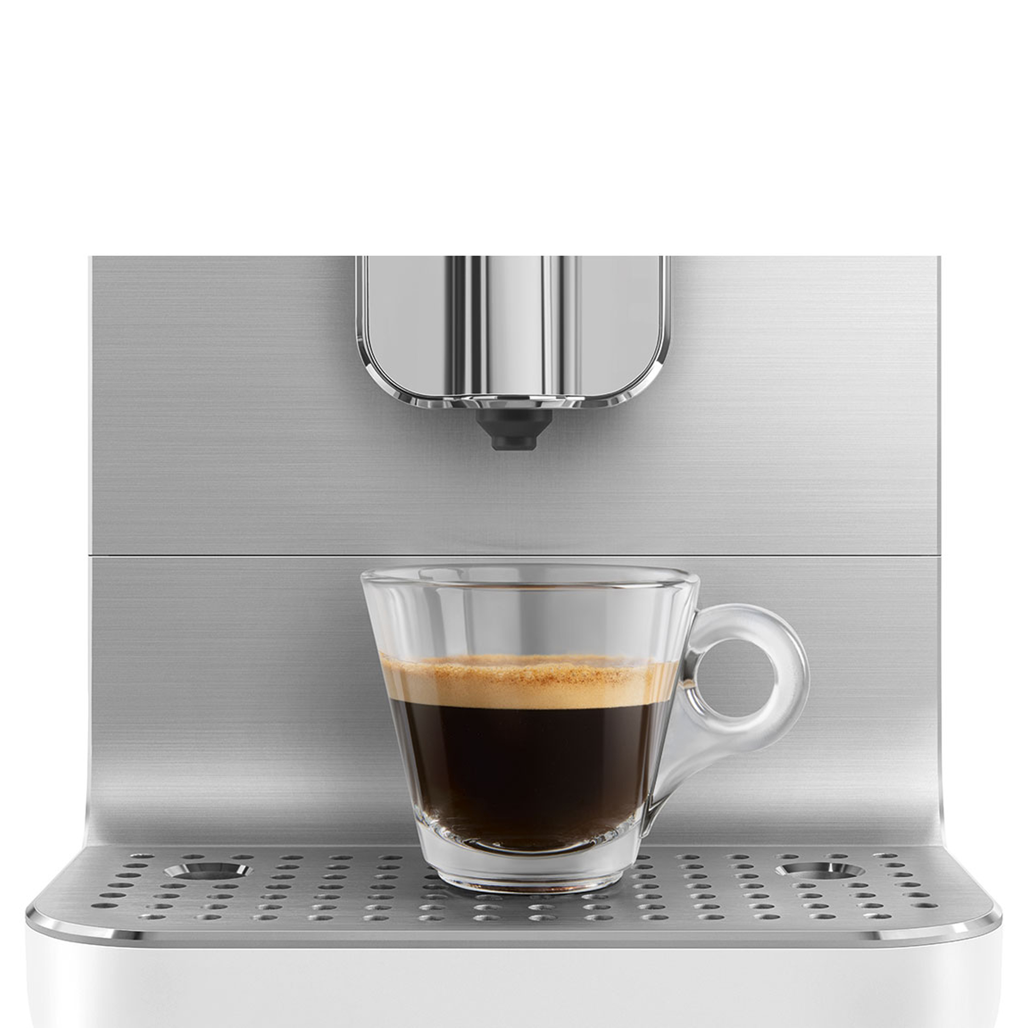 Smeg Bean to Cup Freestanding Coffee Machine BCC13WHMUK - Matte White Smeg Bean to Cup Freestanding Coffee Machine BCC13WHMUK - Matte White
