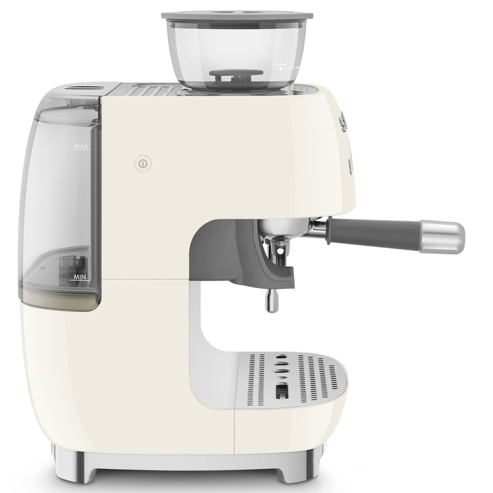 Smeg Freestanding Retro Espresso Coffee Machine With Grinder EGF03CRUK - Cream Smeg Freestanding Retro Espresso Coffee Machine With Grinder EGF03CRUK - Cream