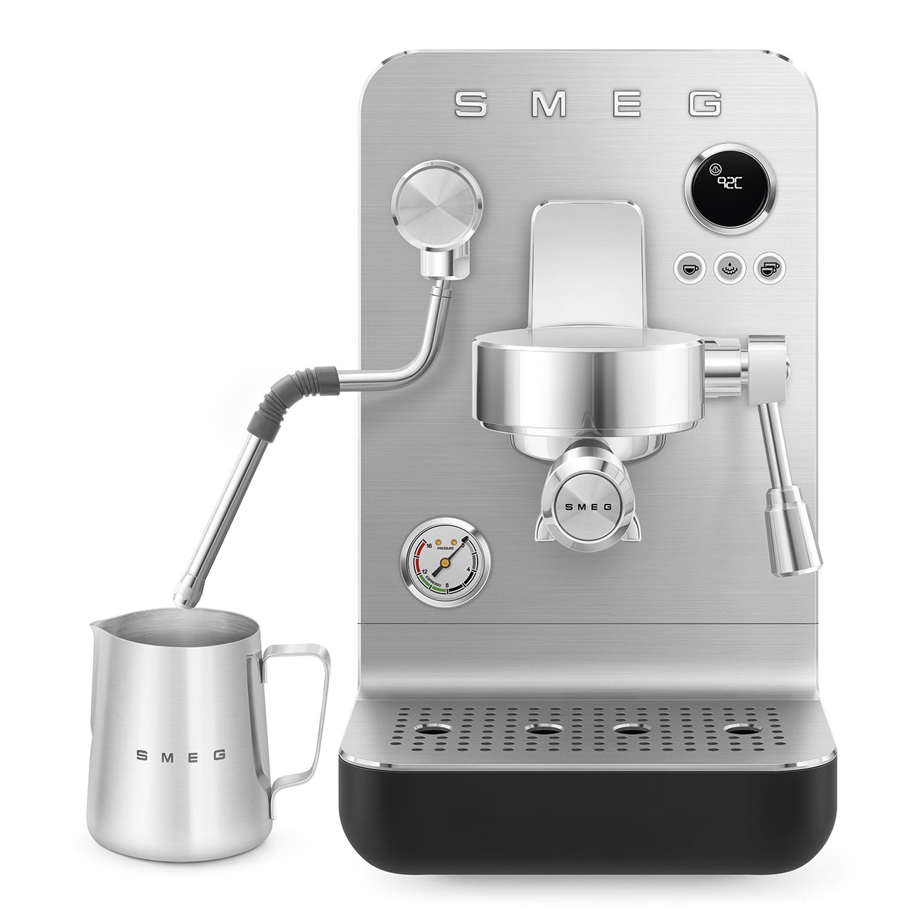 Smeg Collezione Minipro Espresso Coffee Machine EMC02BLMUK - Matte Black Smeg Collezione Minipro Espresso Coffee Machine EMC02BLMUK - Matte Black