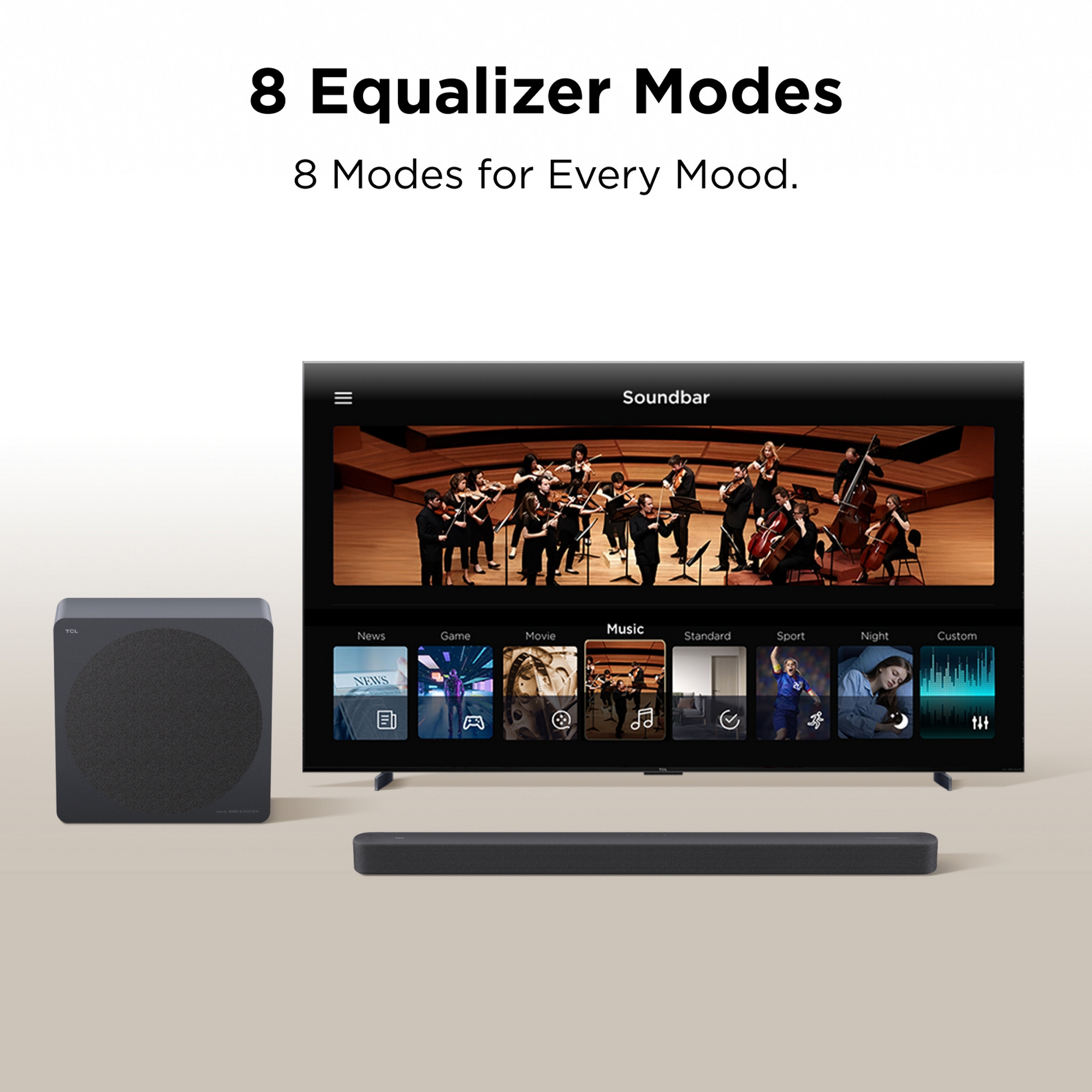 TCL 3.1.2ch Soundbar And Subwoofer A65K-UK - Black TCL 3.1.2ch Soundbar And Subwoofer A65K-UK - Black