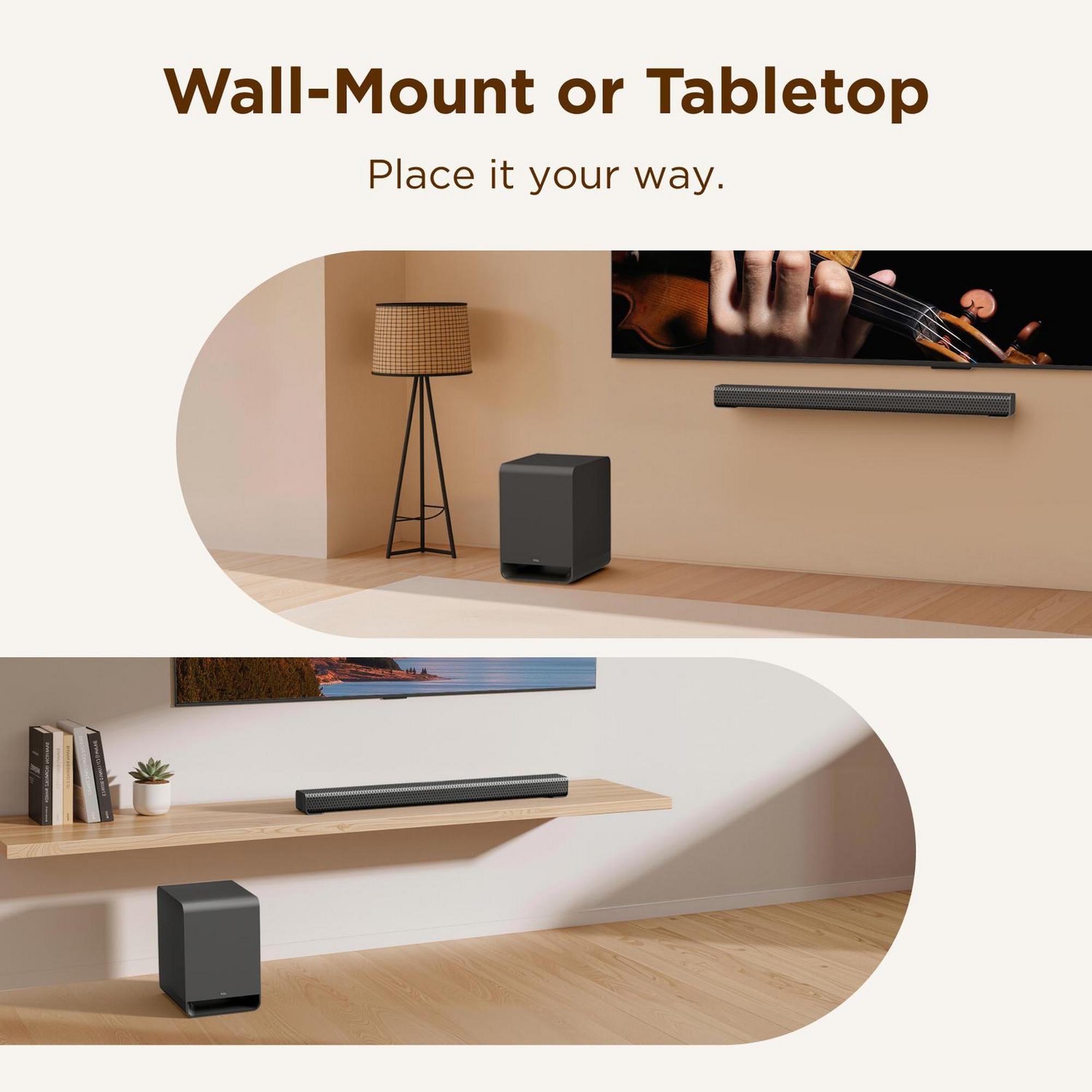 TCL 5.1ch Soundbar And Subwoofer S65K-UK - Black TCL 5.1ch Soundbar And Subwoofer S65K-UK - Black