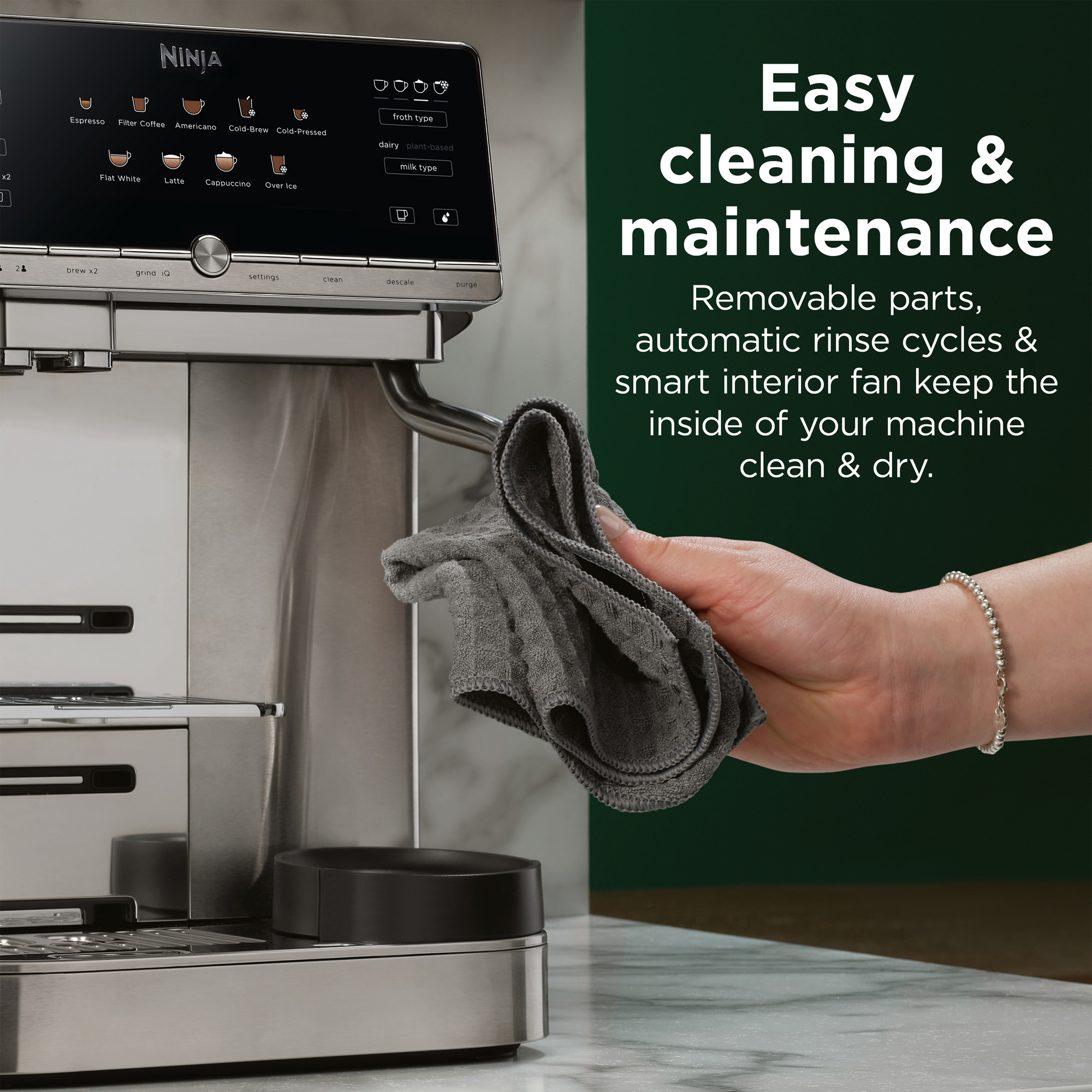 Ninja AutoBarista Coffee Machine AE1001UK - Stainless Steel Ninja AutoBarista Coffee Machine AE1001UK - Stainless Steel