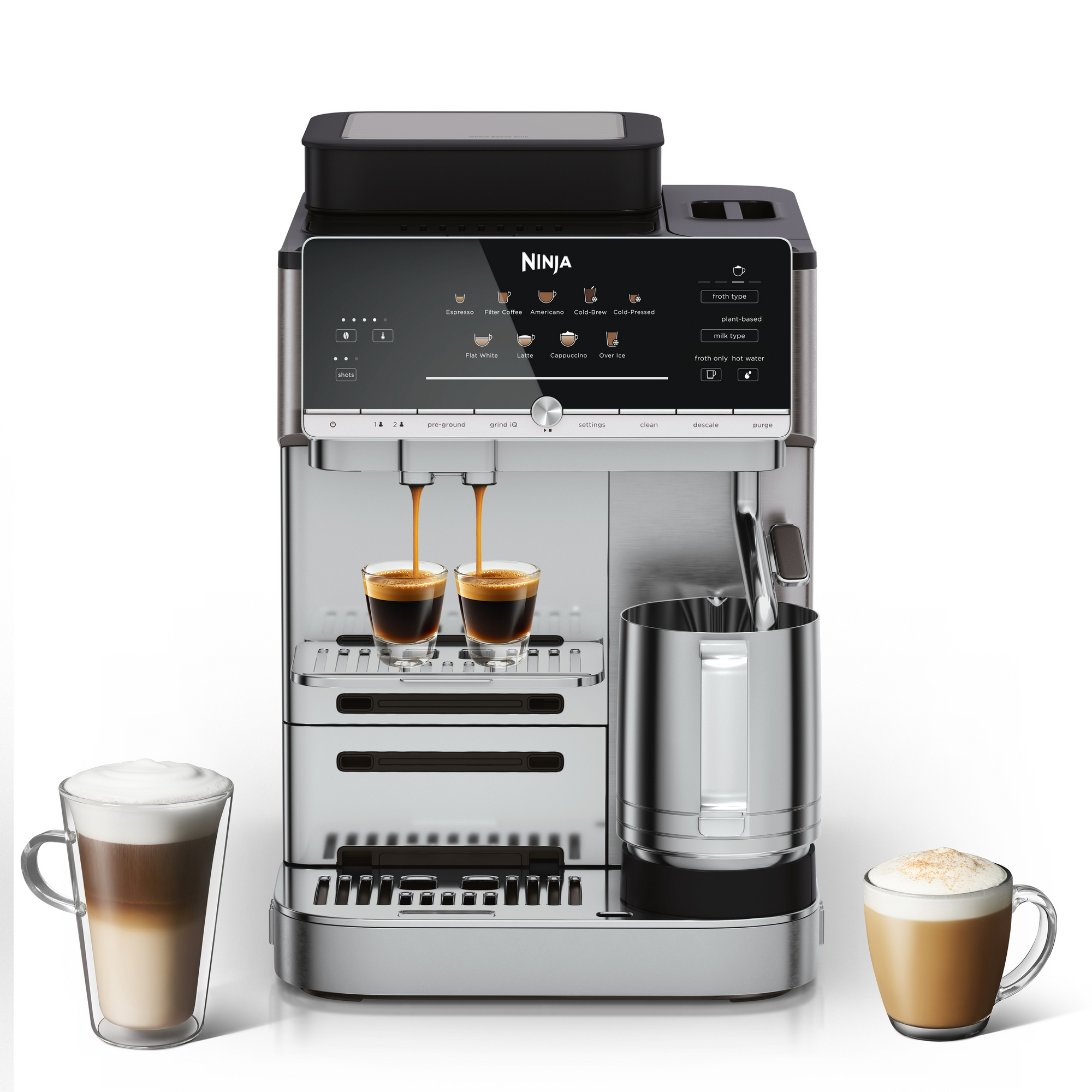 Ninja AutoBarista Coffee Machine AE1001UK - Stainless Steel