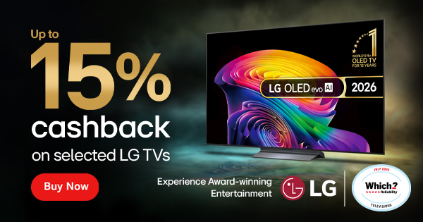 Claim up to 15% cashback