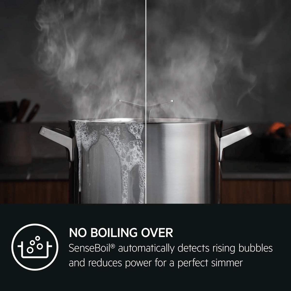 AEG 59cm Exclusiv Series 7000 Bevelled Edge 4 Zone Induction Hob SI64IB1BFB - Black AEG 59cm Exclusiv Series 7000 Bevelled Edge 4 Zone Induction Hob SI64IB1BFB - Black