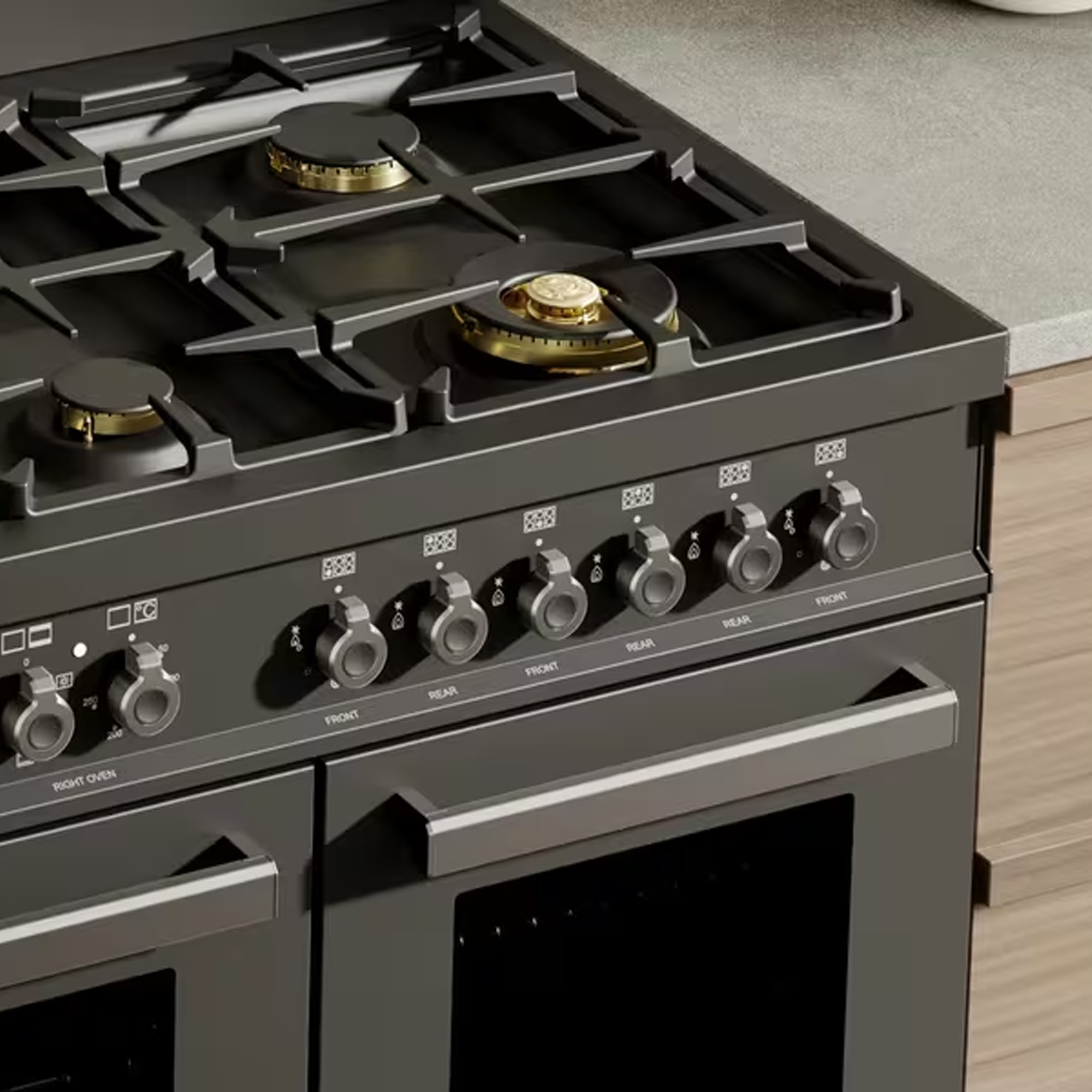 Bertazzoni 100cm Professional Series Dual Fuel Range Cooker PRO106L2ECAT2 - Carbonio Bertazzoni 100cm Professional Series Dual Fuel Range Cooker PRO106L2ECAT2 - Carbonio