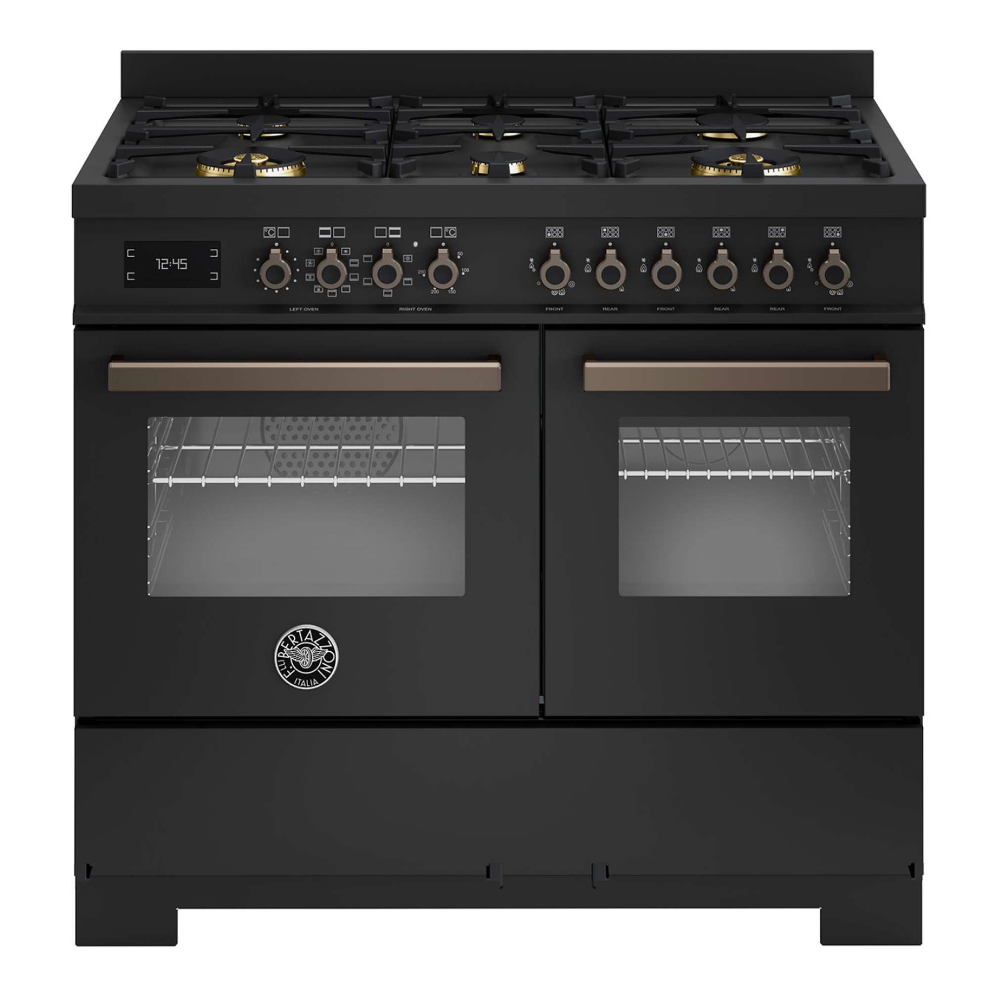 Bertazzoni 100cm Professional Series Dual Fuel Range Cooker PRO106L2ECAT2 - Carbonio