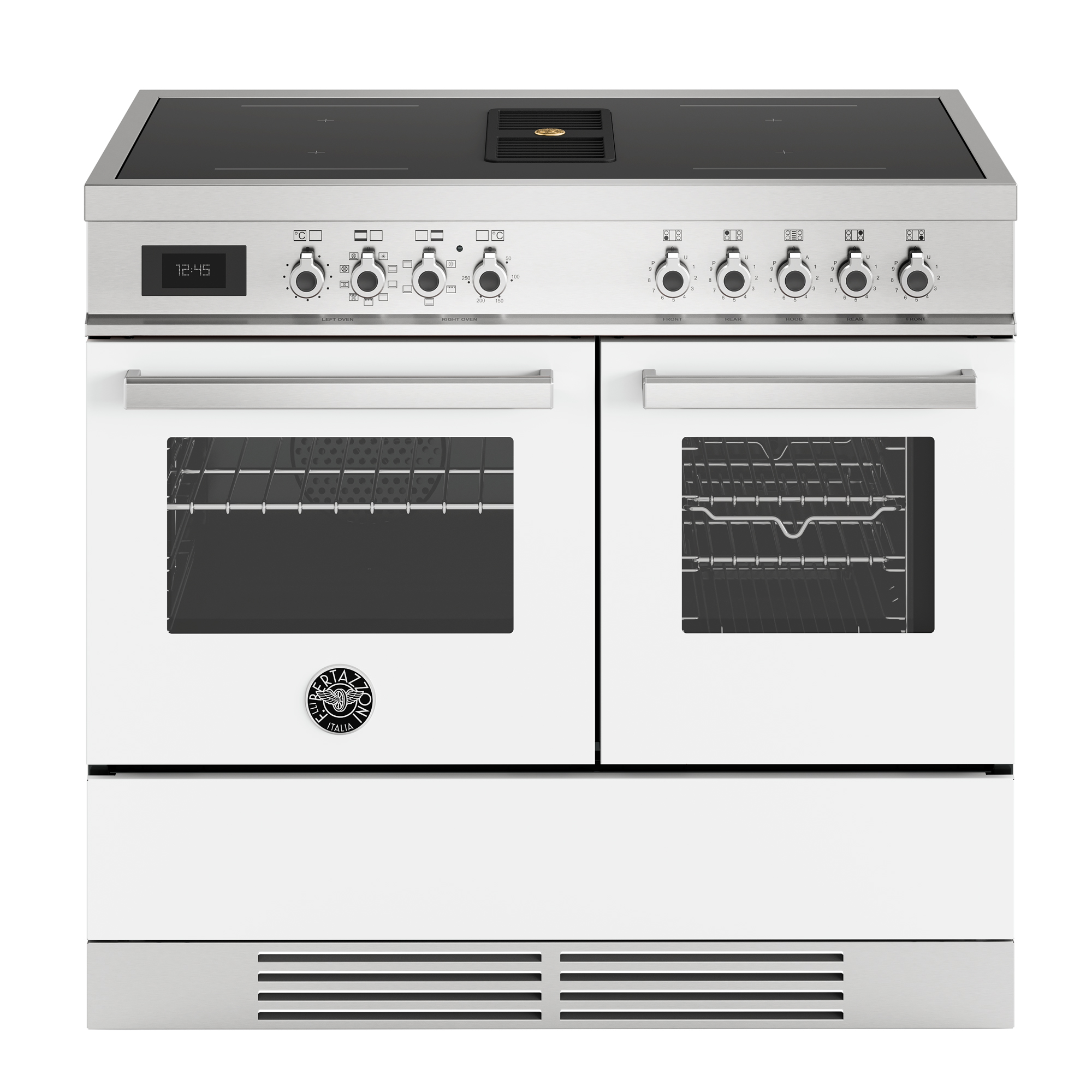 Bertazzoni 100cm Professional Air-Tec Induction Range Cooker With Integrated Extraction PROCH104I2EBIT - White