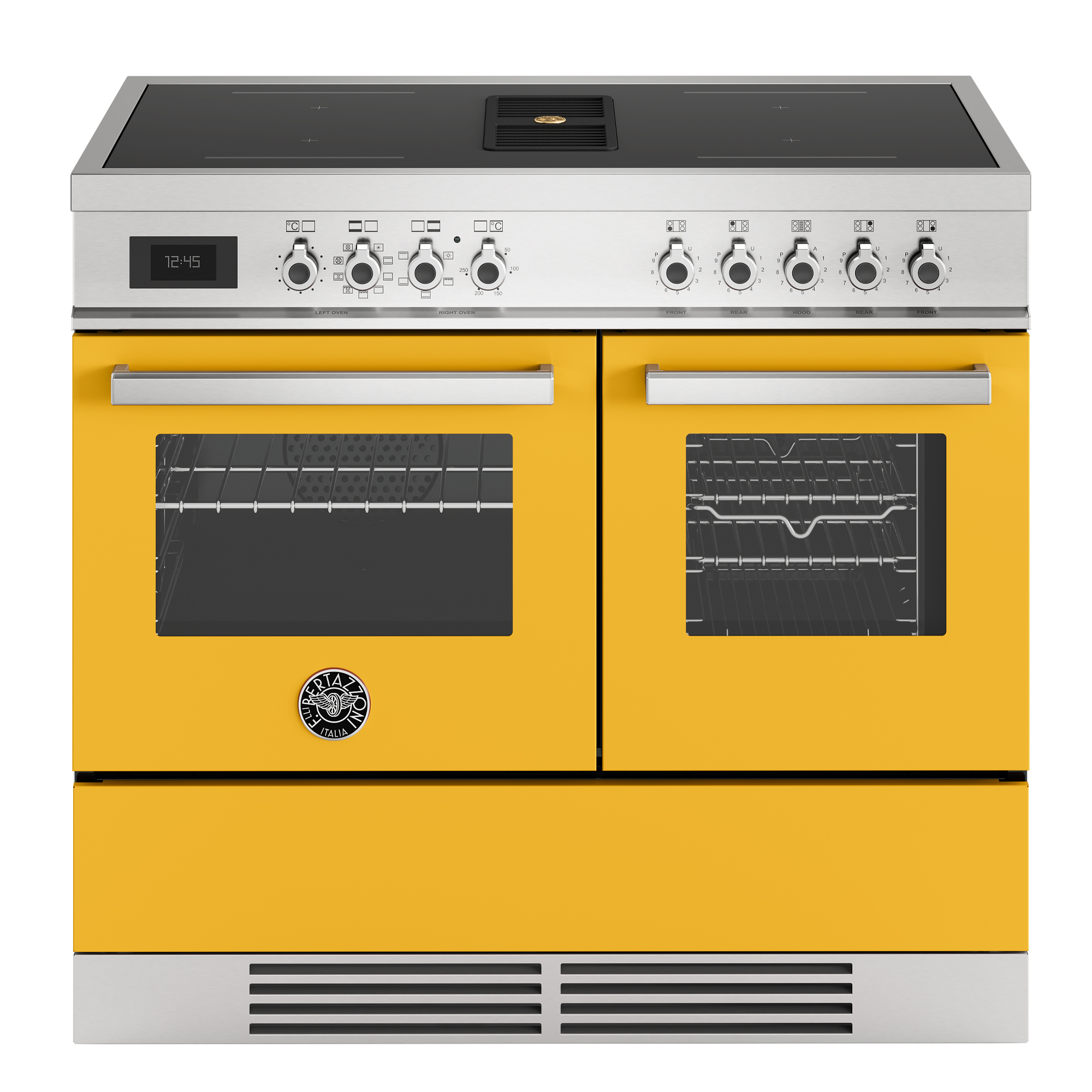 Bertazzoni 100cm Professional Air-Tec Induction Range Cooker With Integrated Extraction PROCH104I2EGIT - Yellow