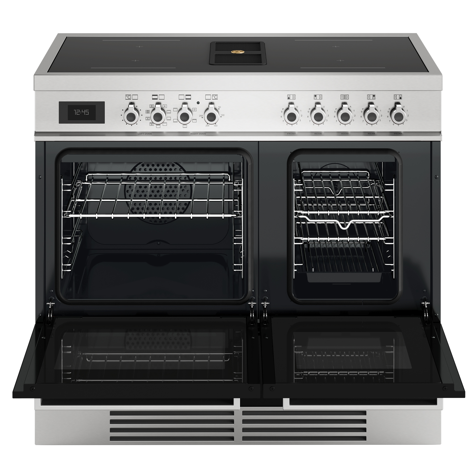 Bertazzoni 100cm Professional Air-Tec Induction Range Cooker With Integrated Extraction PROCH104I2ENET - Black Bertazzoni 100cm Professional Air-Tec Induction Range Cooker With Integrated Extraction PROCH104I2ENET - Black