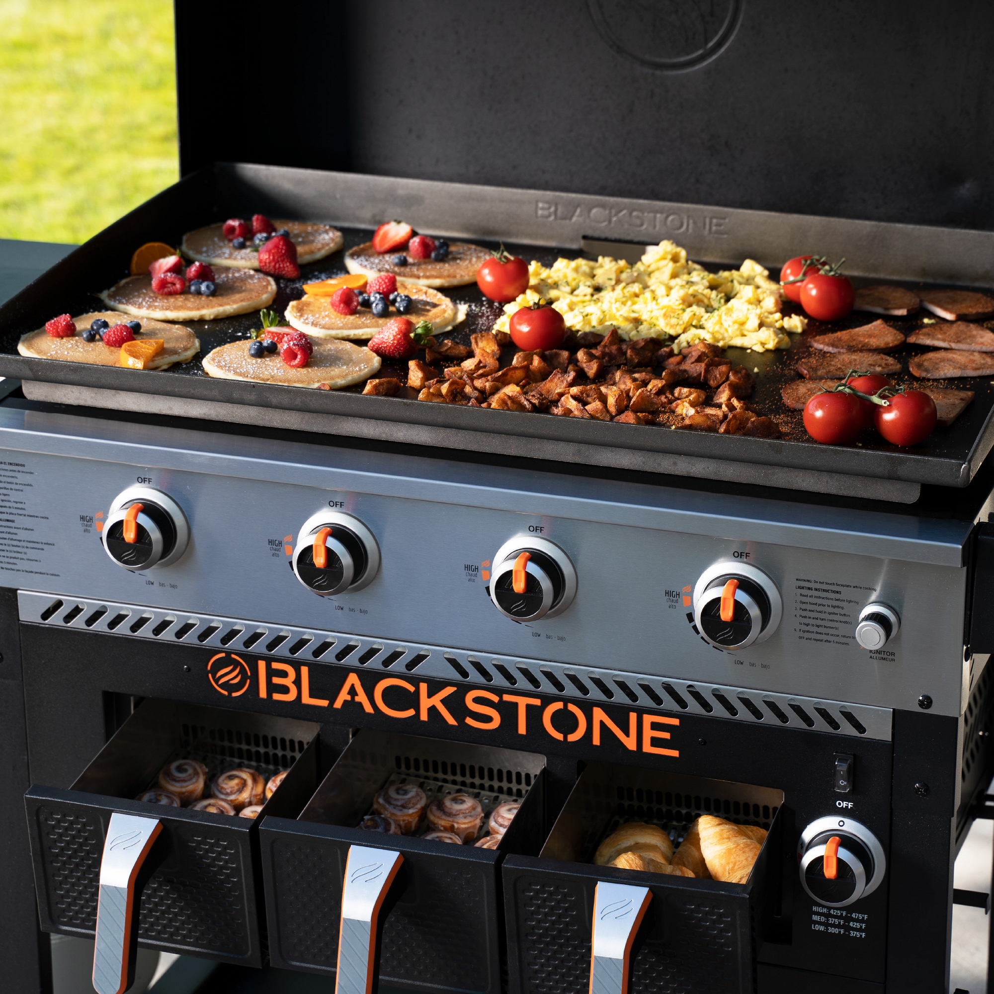 Blackstone 36" Griddle with Air Fryer 257-1868DK - Black Blackstone 36" Griddle with Air Fryer 257-1868DK - Black