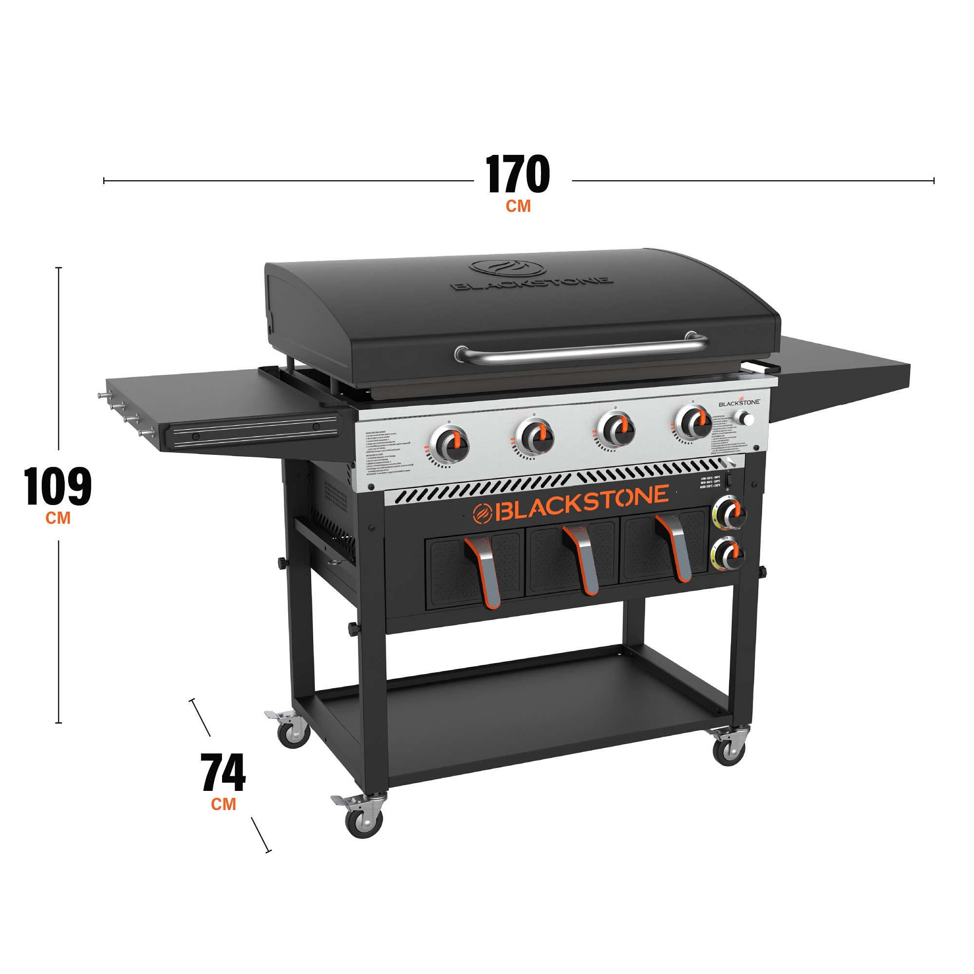 Blackstone 36" Griddle with Air Fryer 257-1868DK - Black Blackstone 36" Griddle with Air Fryer 257-1868DK - Black
