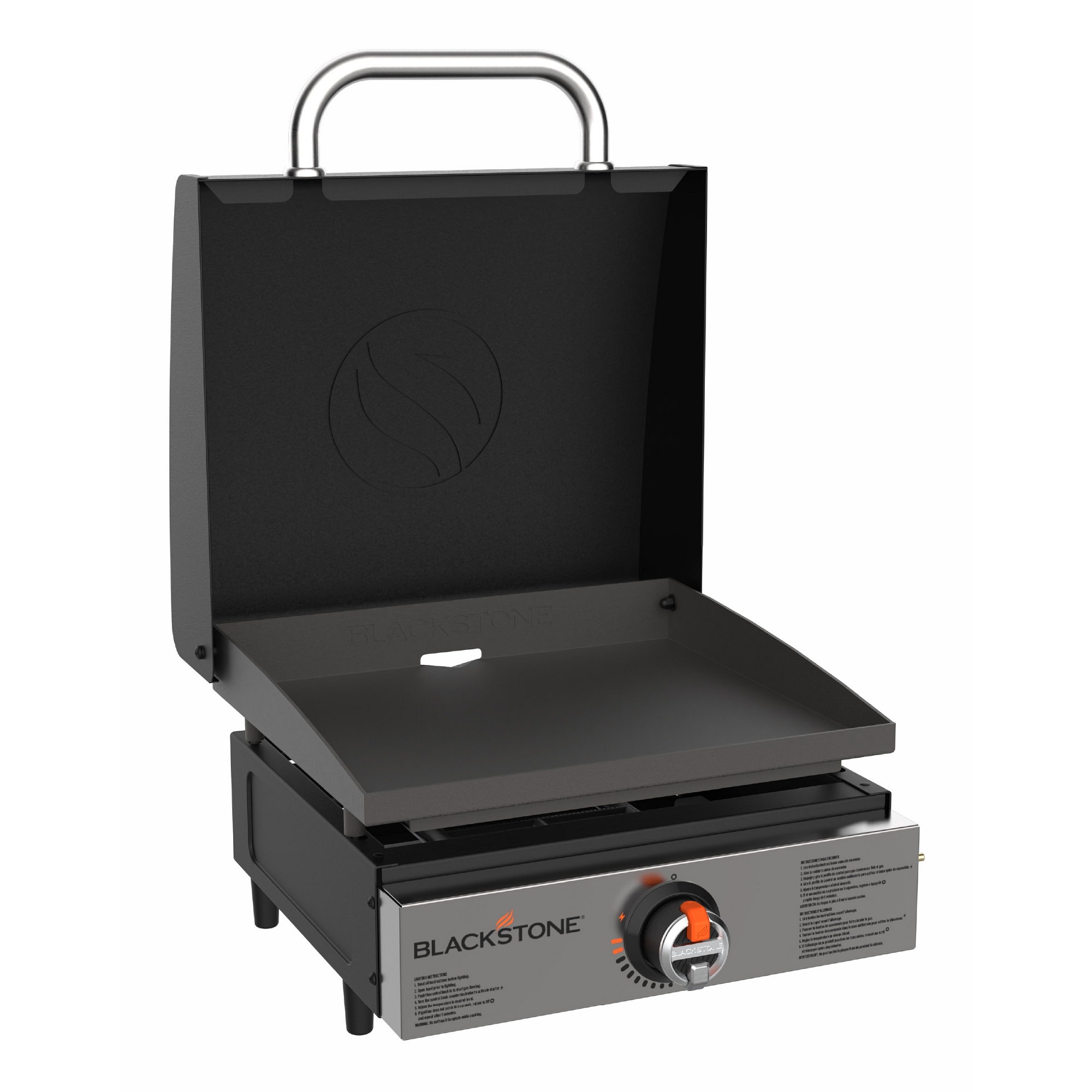 Blackstone 17" Tabletop Griddle with Hood 257-2143EU - Black