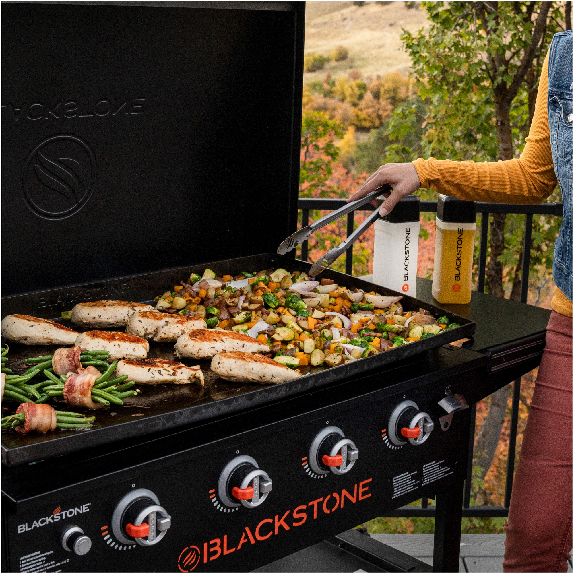 Blackstone 36" Griddle with Hood 257-2151EU - Black Blackstone 36" Griddle with Hood 257-2151EU - Black