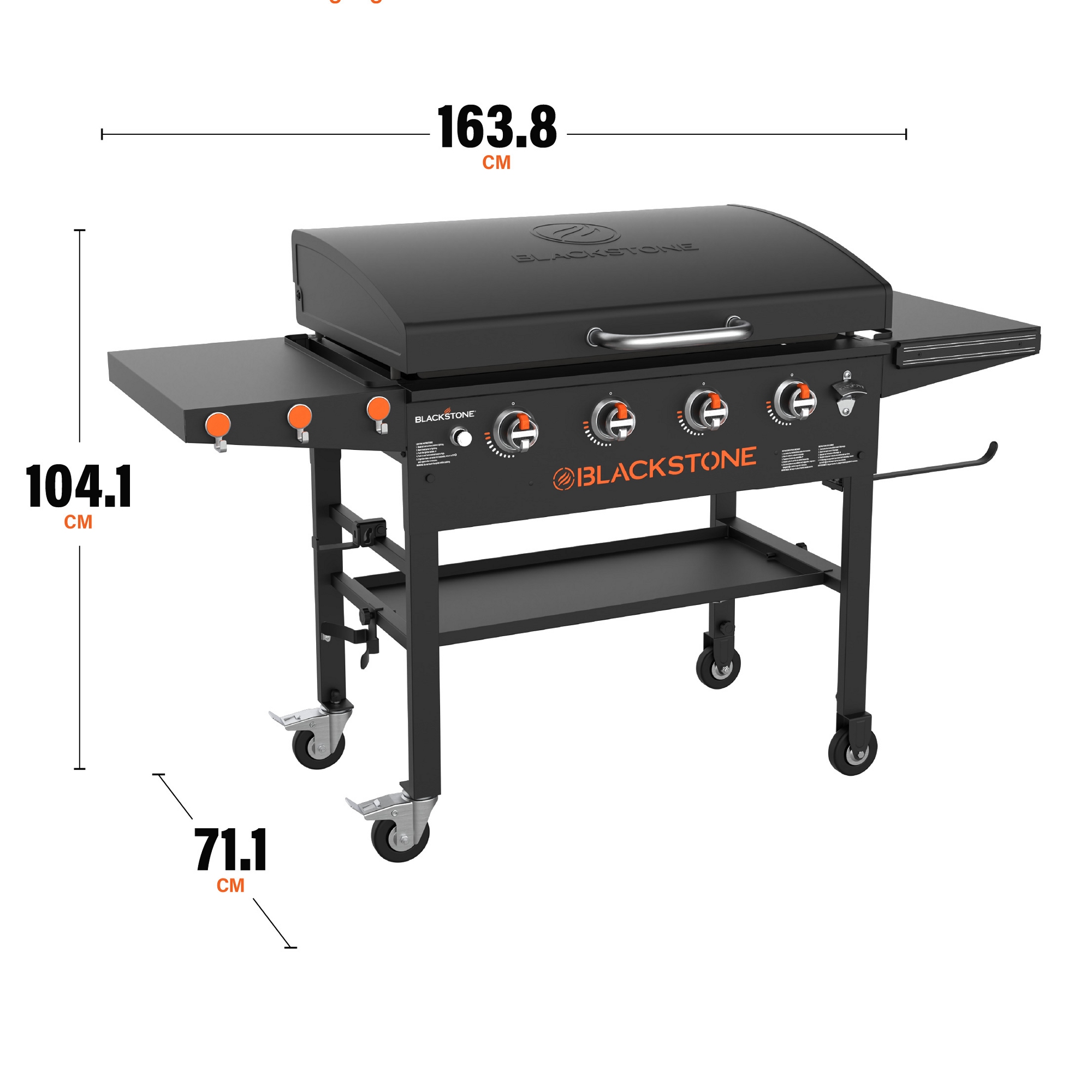Blackstone 36" Griddle with Hood 257-2151EU - Black Blackstone 36" Griddle with Hood 257-2151EU - Black