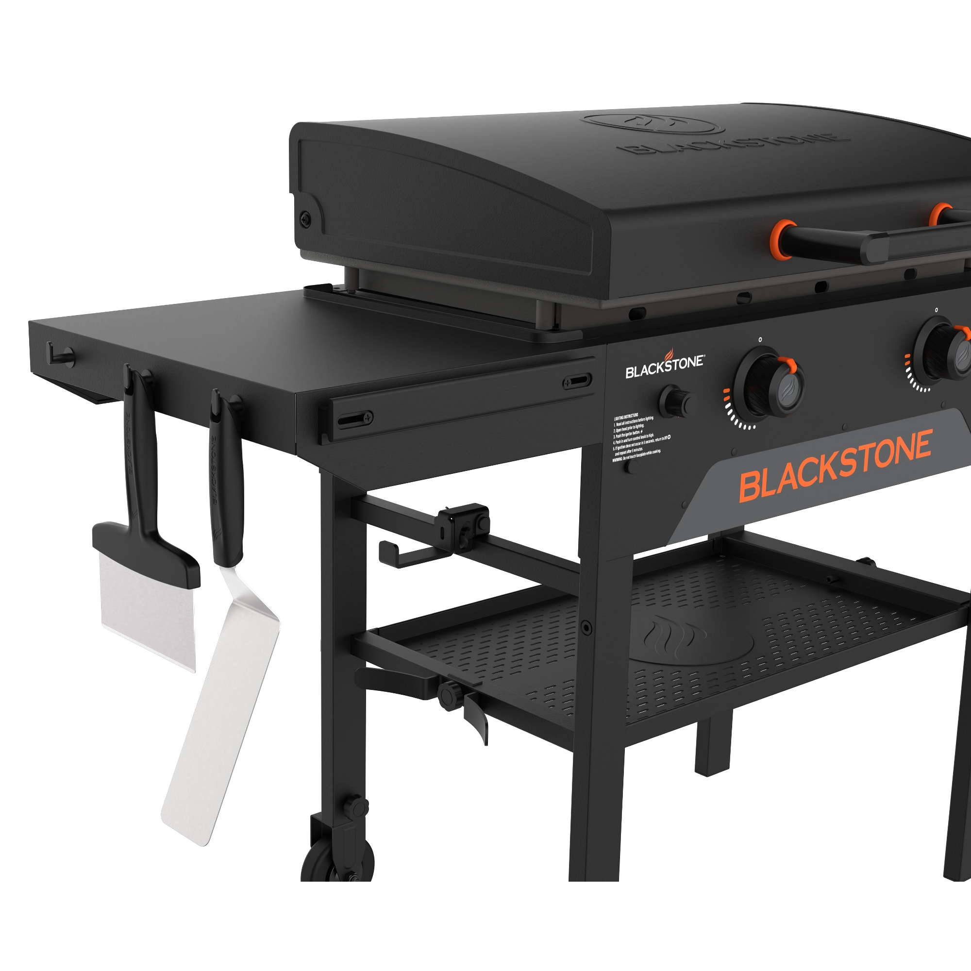 Blackstone 28" Original Omnivore Blackout Griddle Cooking Station with Hood 257-2287DK - Black Blackstone 28" Original Omnivore Blackout Griddle Cooking Station with Hood 257-2287DK - Black