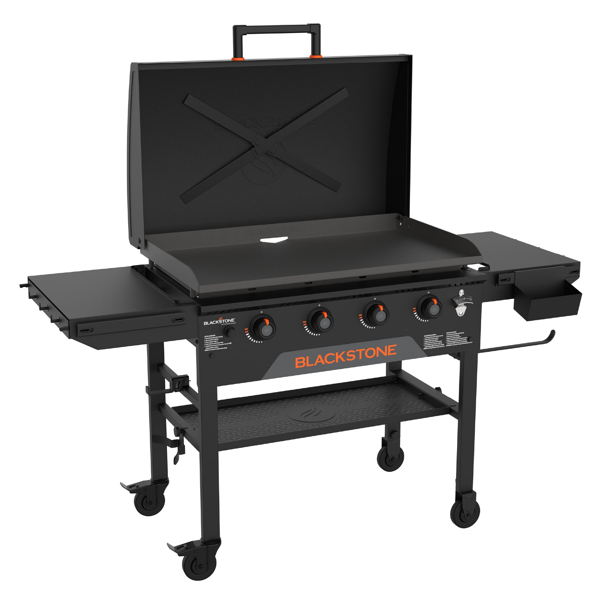 Blackstone 36" Original Omnivore Blackout Griddle with Hood 257-2322DK - Black