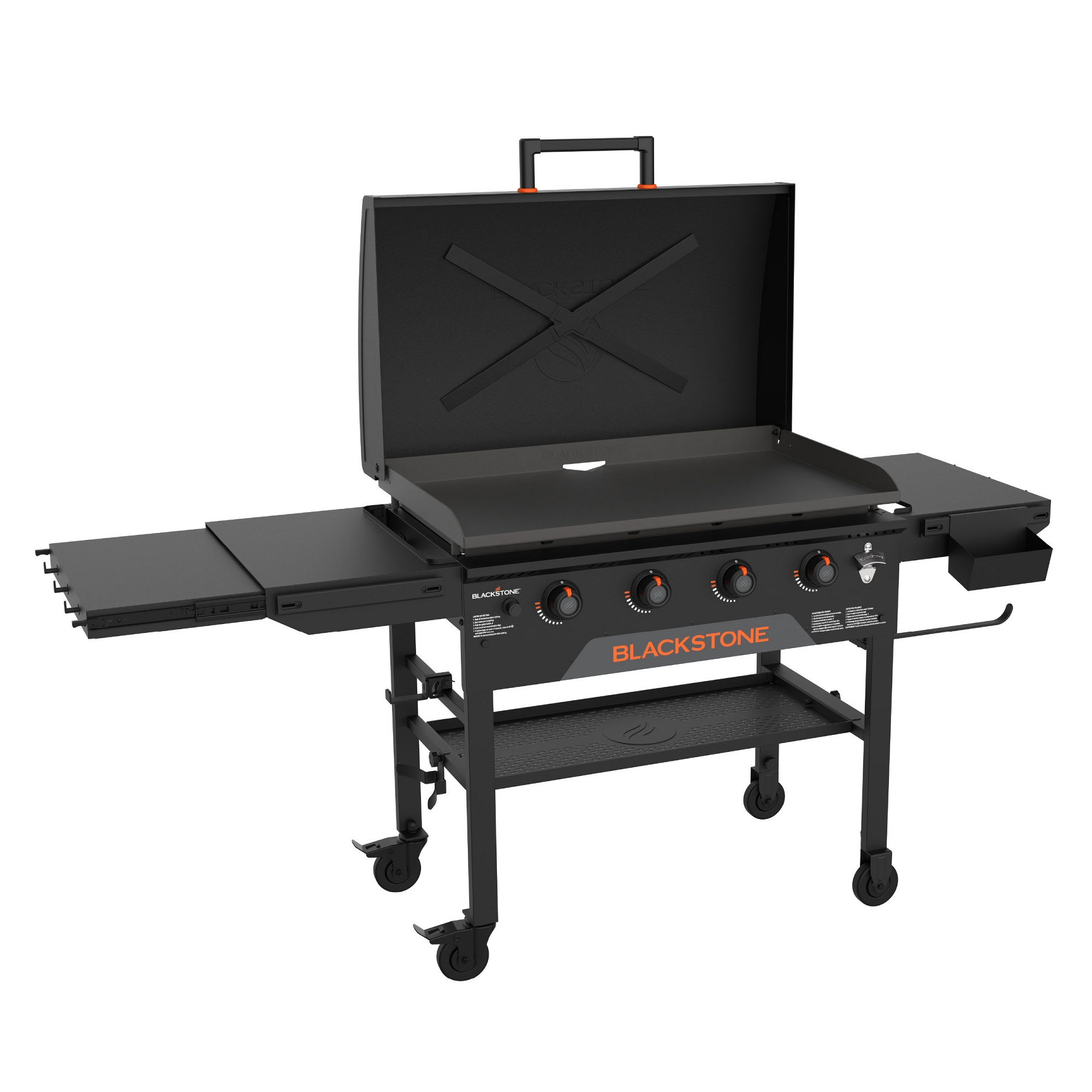 Blackstone 36" Original Omnivore Blackout Griddle with Hood 257-2322DK - Black Blackstone 36" Original Omnivore Blackout Griddle with Hood 257-2322DK - Black