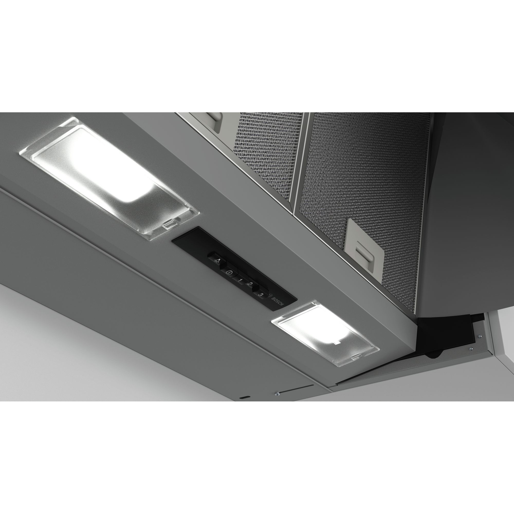 Bosch Series 2 Integrated 60cm Cooker Hood DEM66AC00B - Silver Bosch Series 2 Integrated 60cm Cooker Hood DEM66AC00B - Silver