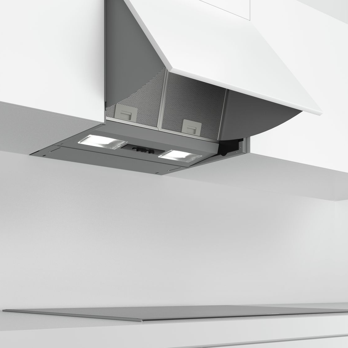 Bosch Series 2 Integrated 60cm Cooker Hood DEM66AC00B - Silver Bosch Series 2 Integrated 60cm Cooker Hood DEM66AC00B - Silver