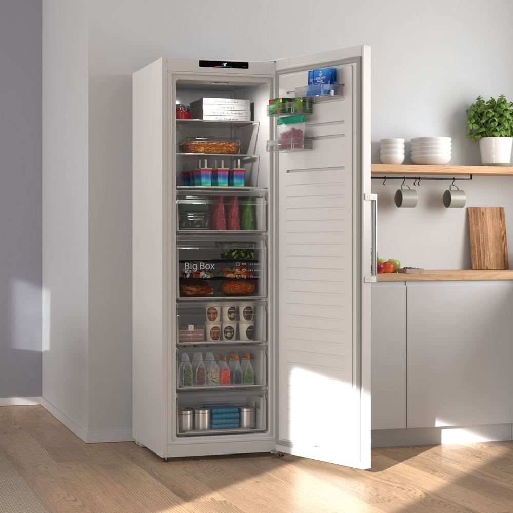 Bosch 60cm Series 4 Freestanding Frost Free Freezer GSN36VWDGG - White Bosch 60cm Series 4 Freestanding Frost Free Freezer GSN36VWDGG - White