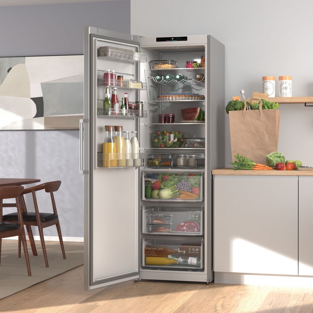 Bosch 60cm Series 4 Freestanding Larder Fridge KSN36VLDGG - Silver Bosch 60cm Series 4 Freestanding Larder Fridge KSN36VLDGG - Silver