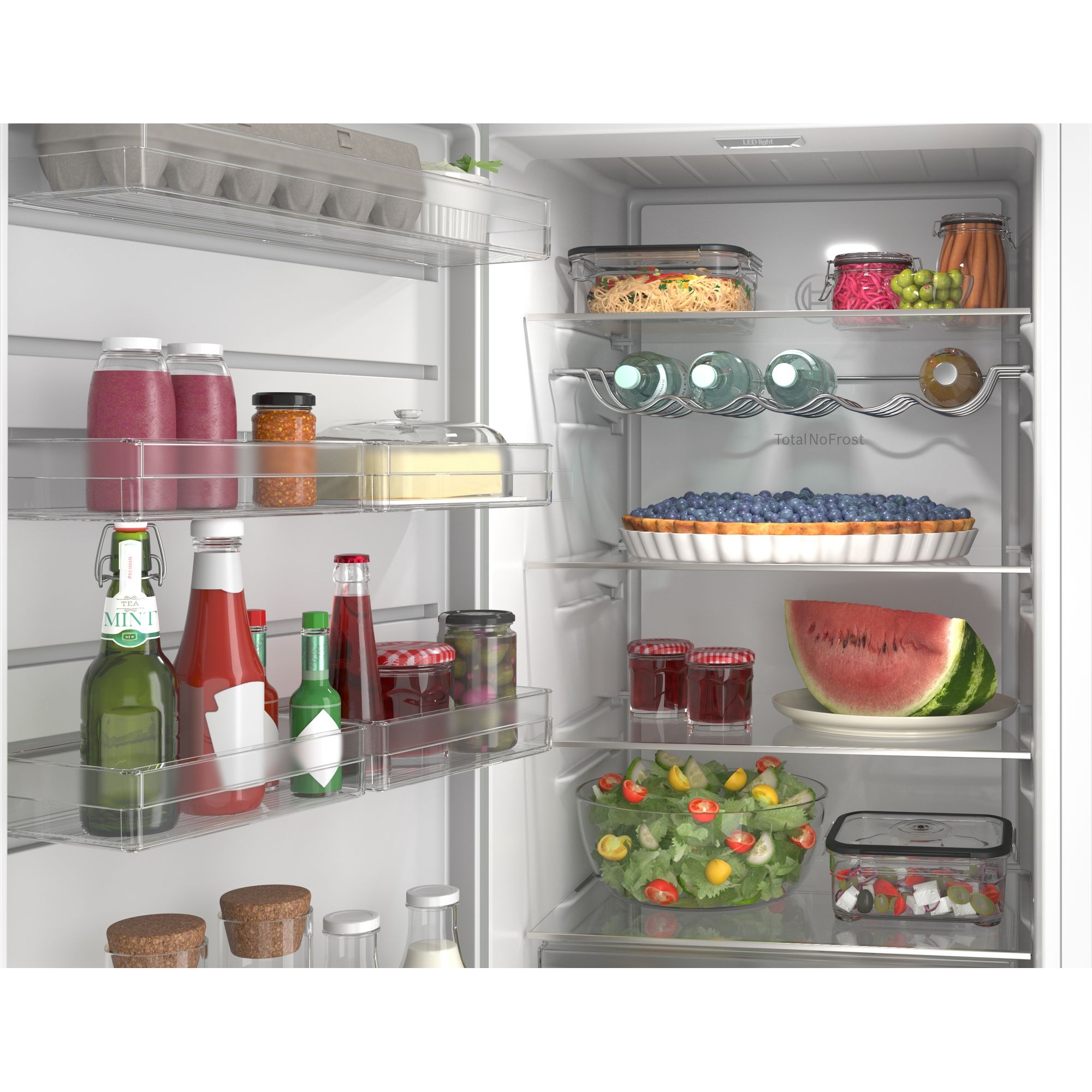 Bosch 60cm Series 4 Freestanding Larder Fridge KSN36VWDGG - White Bosch 60cm Series 4 Freestanding Larder Fridge KSN36VWDGG - White