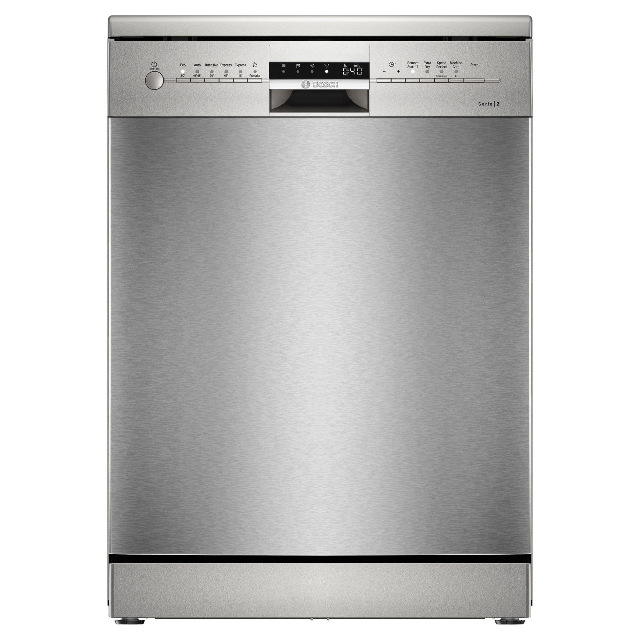 Bosch 60cm Series 2 Freestanding Dishwasher SMS2ITI67G - Stainless Steel