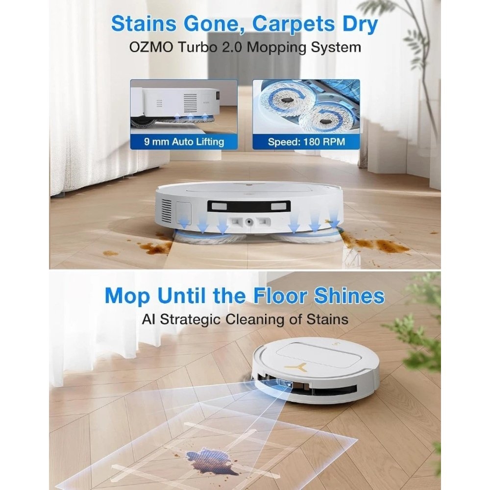 Ecovacs DEEBOT T50 PRO OMNI GEN 3 UK Robot Vacuum Cleaner 270-DEX69 - White Ecovacs DEEBOT T50 PRO OMNI GEN 3 UK Robot Vacuum Cleaner 270-DEX69 - White