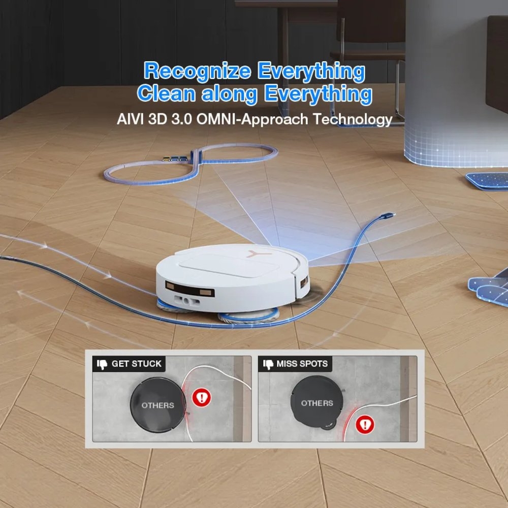 Ecovacs DEEBOT T50 PRO OMNI GEN 3 UK Robot Vacuum Cleaner 270-DEX69 - White Ecovacs DEEBOT T50 PRO OMNI GEN 3 UK Robot Vacuum Cleaner 270-DEX69 - White
