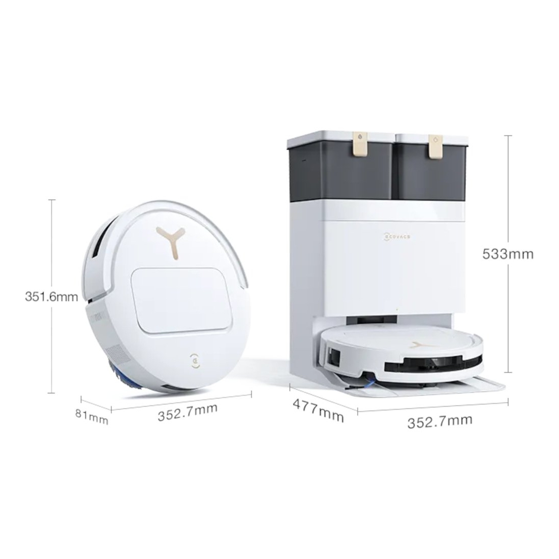 Ecovacs DEEBOT T50 PRO OMNI GEN 3 UK Robot Vacuum Cleaner 270-DEX69 - White Ecovacs DEEBOT T50 PRO OMNI GEN 3 UK Robot Vacuum Cleaner 270-DEX69 - White