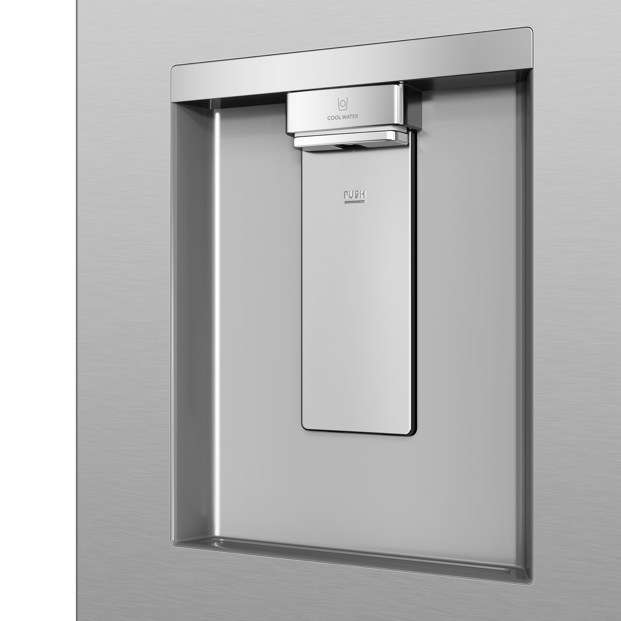 Haier 83cm Rise Cube Series Four Door Fridge Freezer With Water Dispenser Non Plumbed HCR58S18CWMM - Stainless Steel Haier 83cm Rise Cube Series Four Door Fridge Freezer With Water Dispenser Non Plumbed HCR58S18CWMM - Stainless Steel