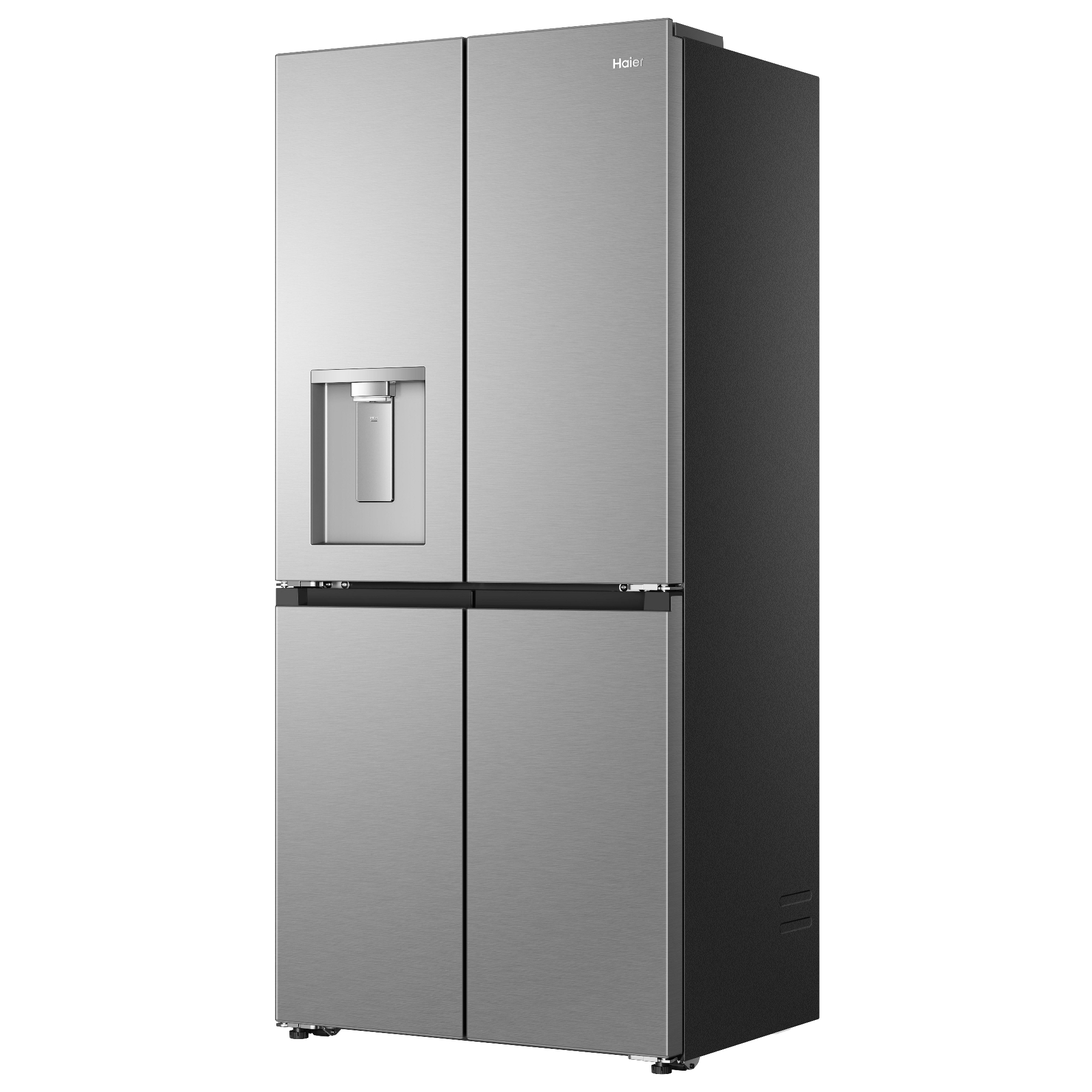 Haier 83cm Rise Cube Series Four Door Fridge Freezer With Water Dispenser Non Plumbed HCR58S18CWMM - Stainless Steel Haier 83cm Rise Cube Series Four Door Fridge Freezer With Water Dispenser Non Plumbed HCR58S18CWMM - Stainless Steel