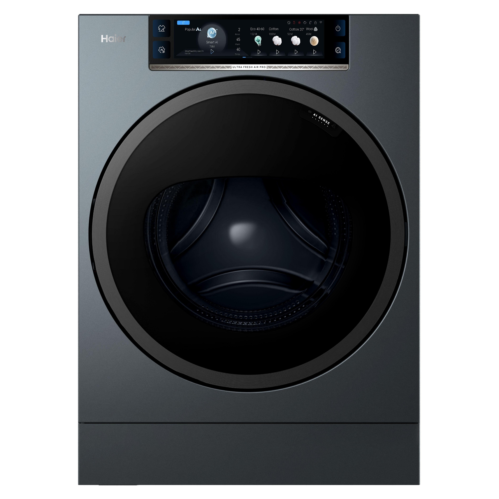 Haier 13kg Freestanding Autodose Washing Machine 1400rpm HW130BD14612U1UK - Graphite