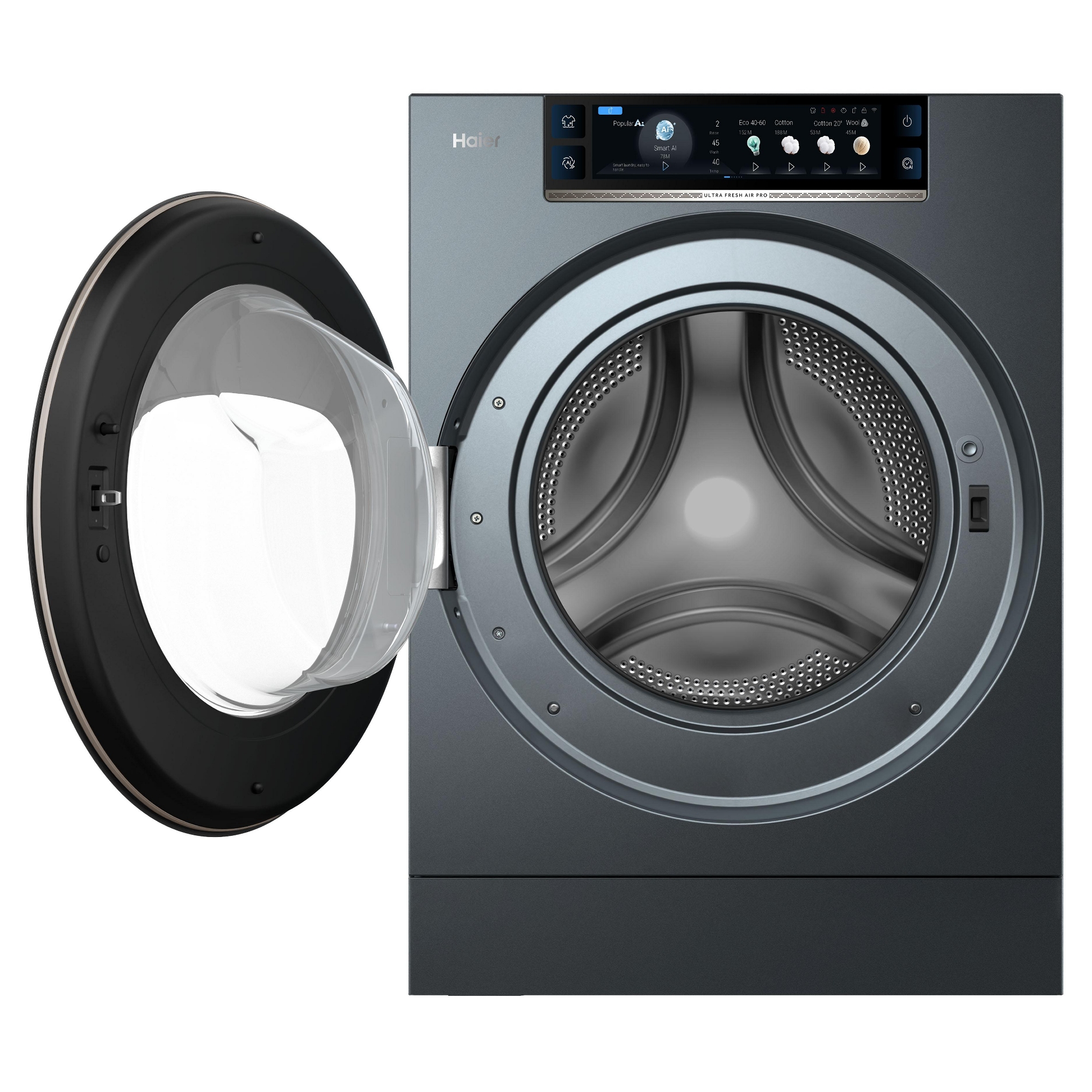 Haier 13kg Freestanding Autodose Washing Machine 1400rpm HW130BD14612U1UK - Graphite Haier 13kg Freestanding Autodose Washing Machine 1400rpm HW130BD14612U1UK - Graphite