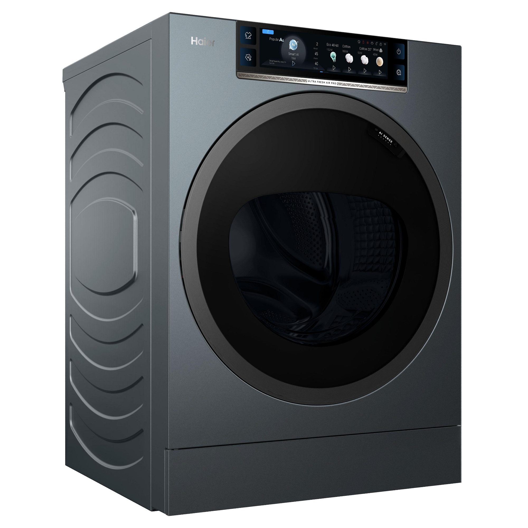 Haier 13kg Freestanding Autodose Washing Machine 1400rpm HW130BD14612U1UK - Graphite Haier 13kg Freestanding Autodose Washing Machine 1400rpm HW130BD14612U1UK - Graphite