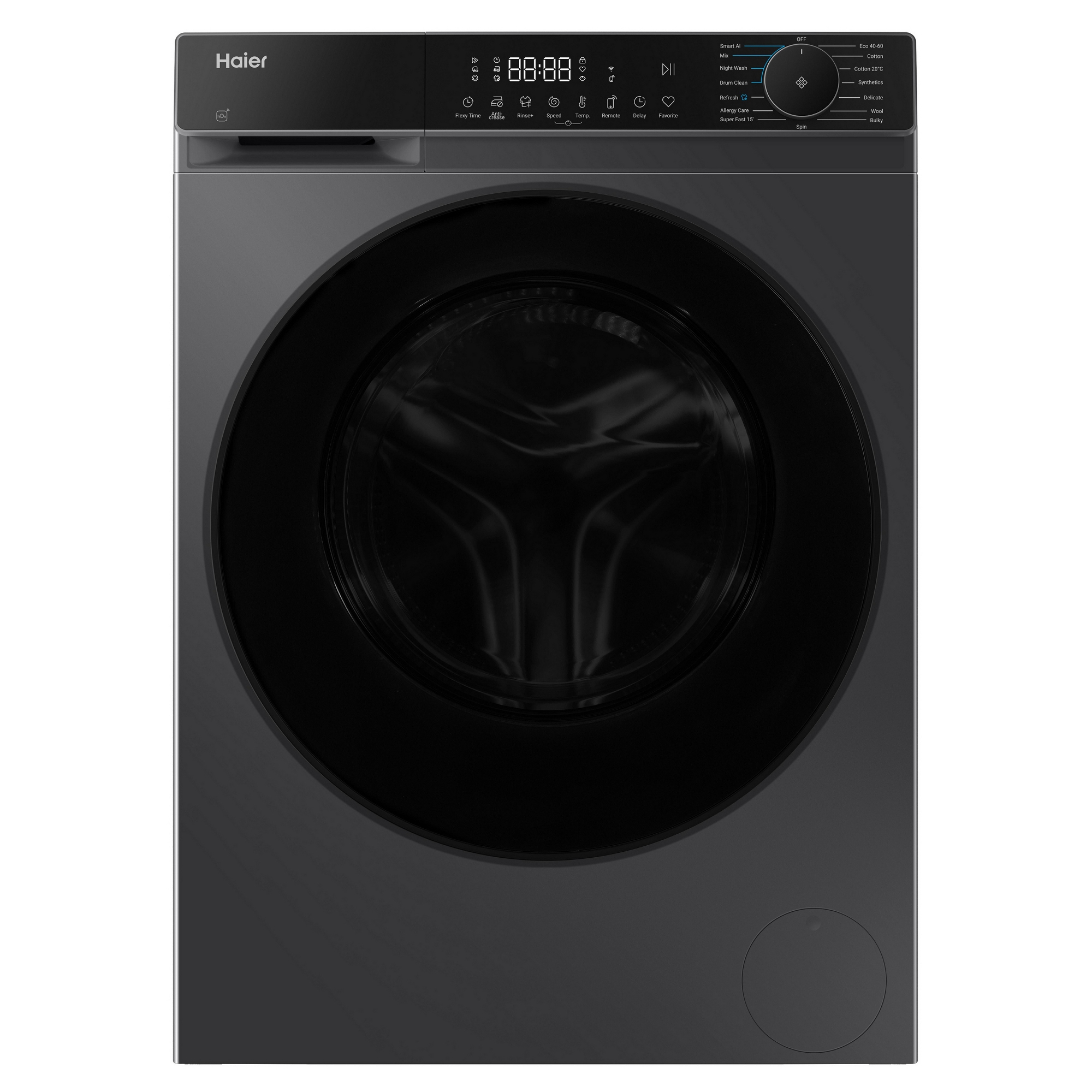 Haier X5 Plus 9kg Washing Machine 1400rpm HW9BP14357AEGTU - Graphite