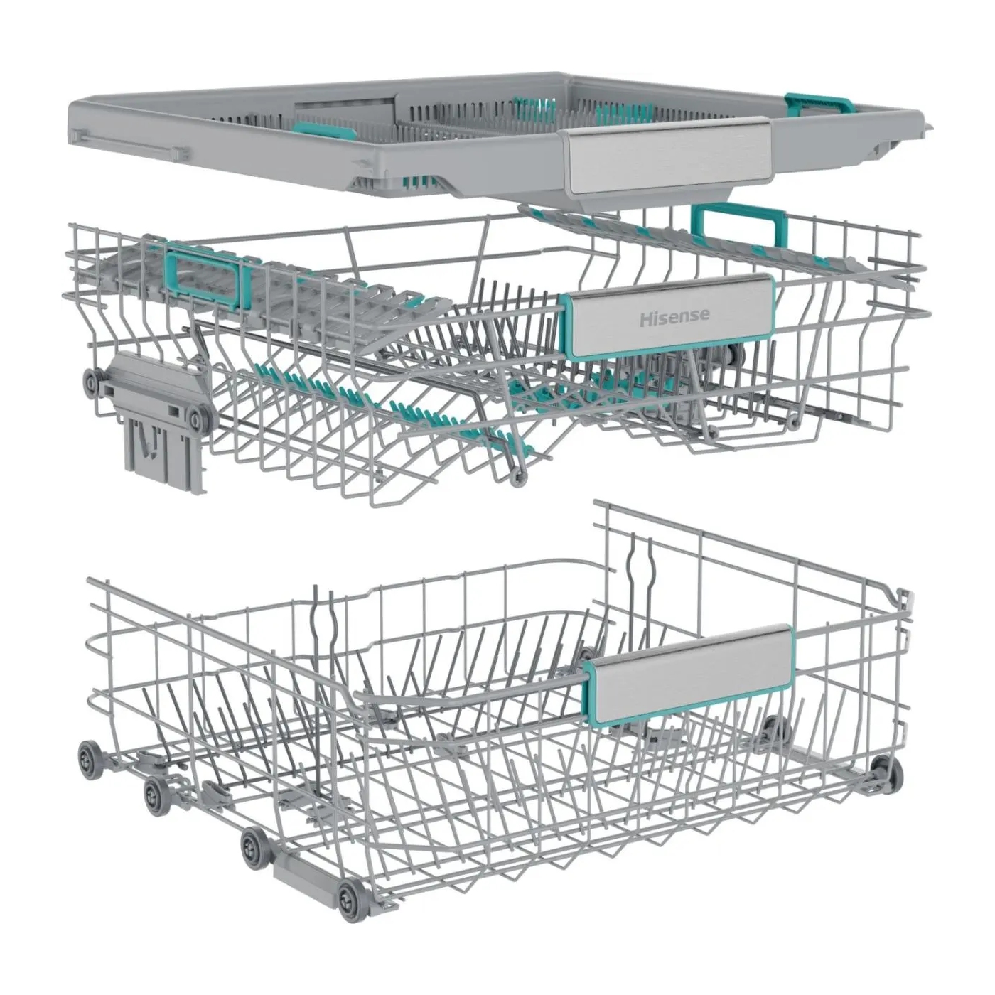 Hisense 60cm Freestanding AutoDose Dishwasher HS693A90ADBX - Black Steel Hisense 60cm Freestanding AutoDose Dishwasher HS693A90ADBX - Black Steel