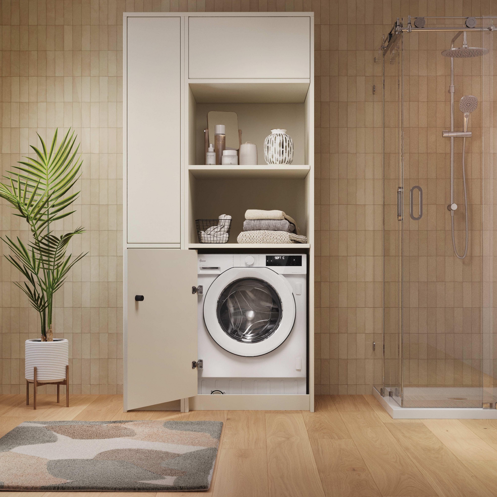 Hoover 9kg/6kg Integrated Washer Dryer BH4S496M6D9-80 Hoover 9kg/6kg Integrated Washer Dryer BH4S496M6D9-80