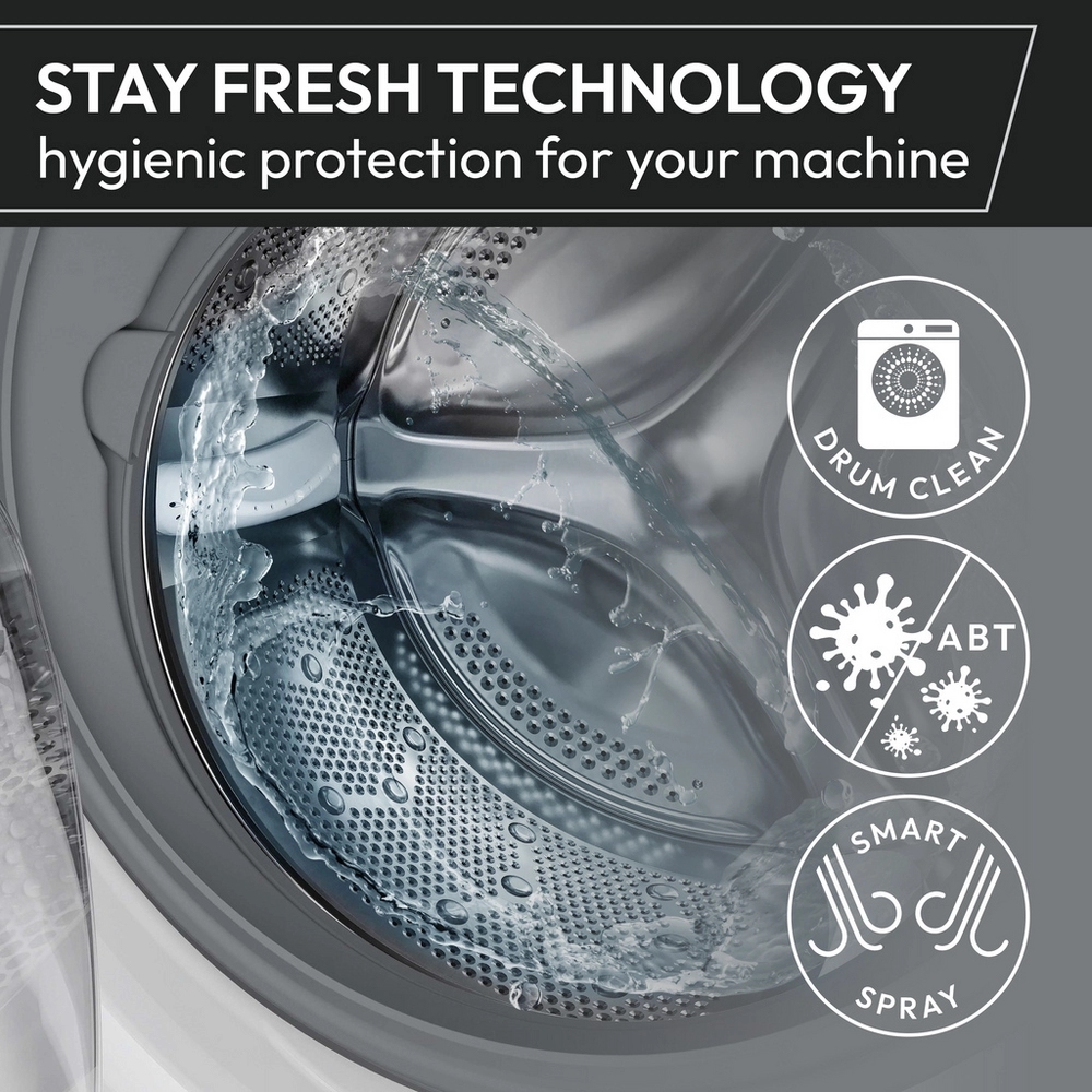Hoover 10kg Pro Wash Ultra Washing Machine 1400rpm HBP 410BL10UC-80 - White Hoover 10kg Pro Wash Ultra Washing Machine 1400rpm HBP 410BL10UC-80 - White